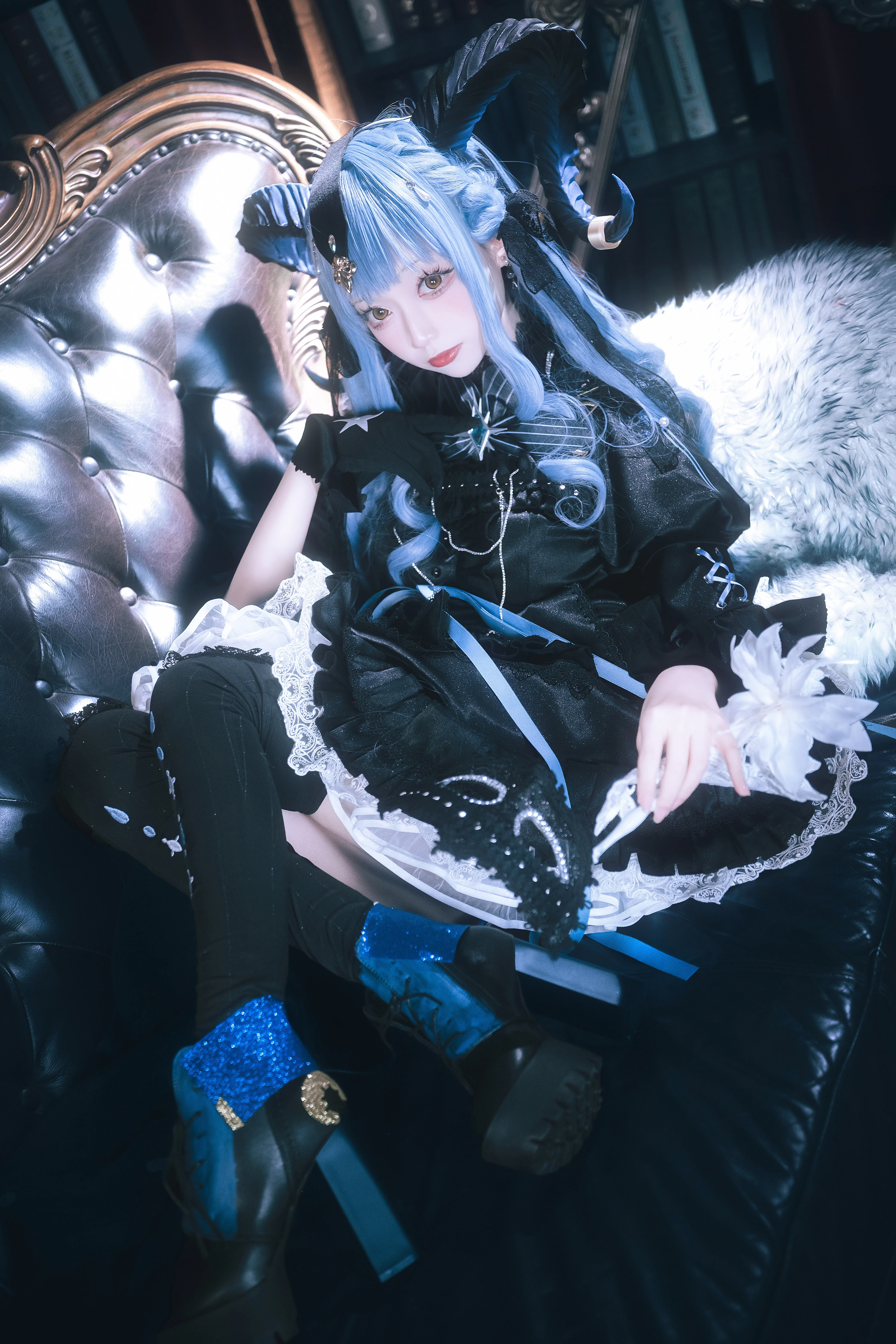 【丰川祥子cos】满月之下的黑白琴键，生日邂逅