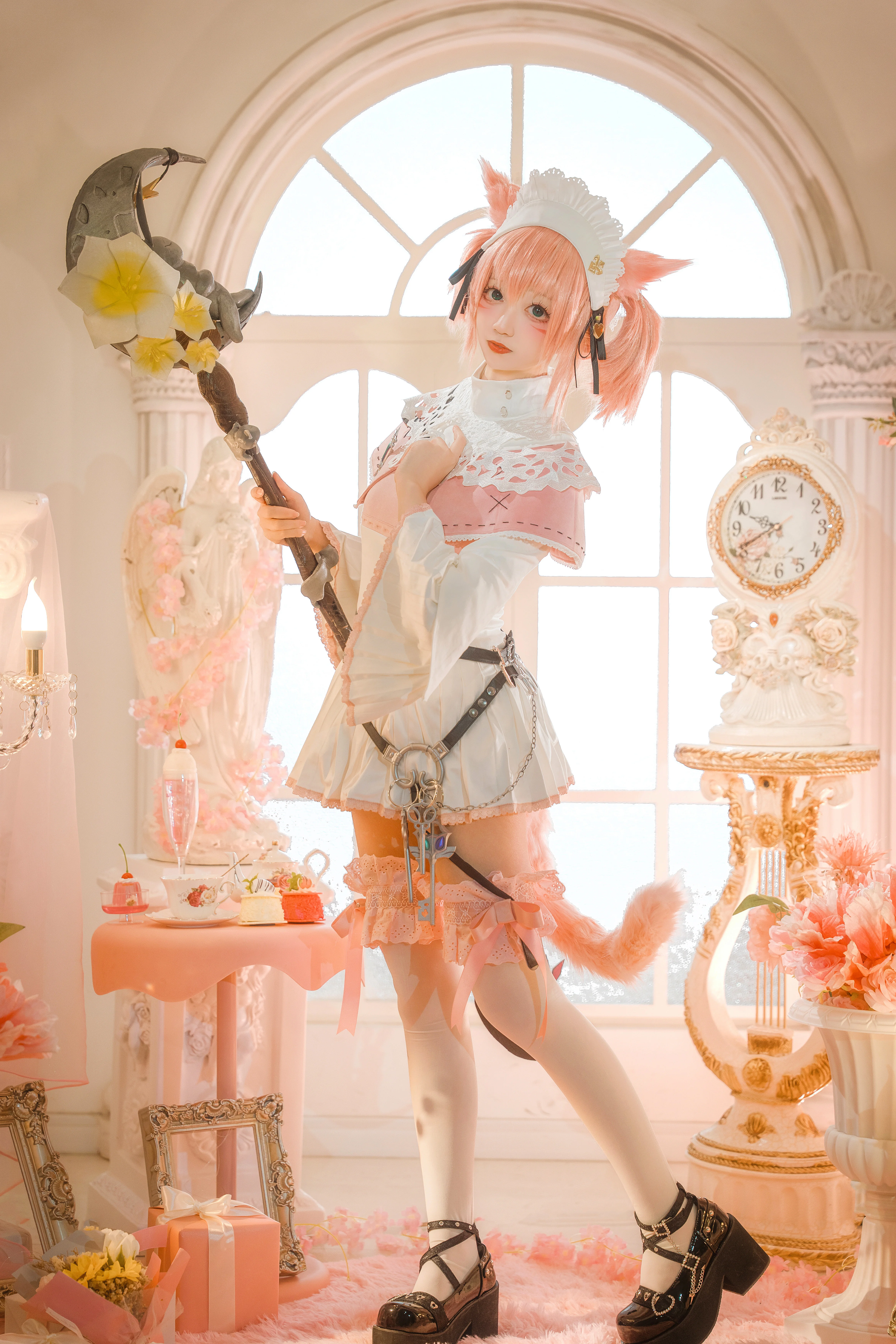 【白魔小猫cos】最终幻想14，元宵节的治愈白魔法师 - 第 4 张