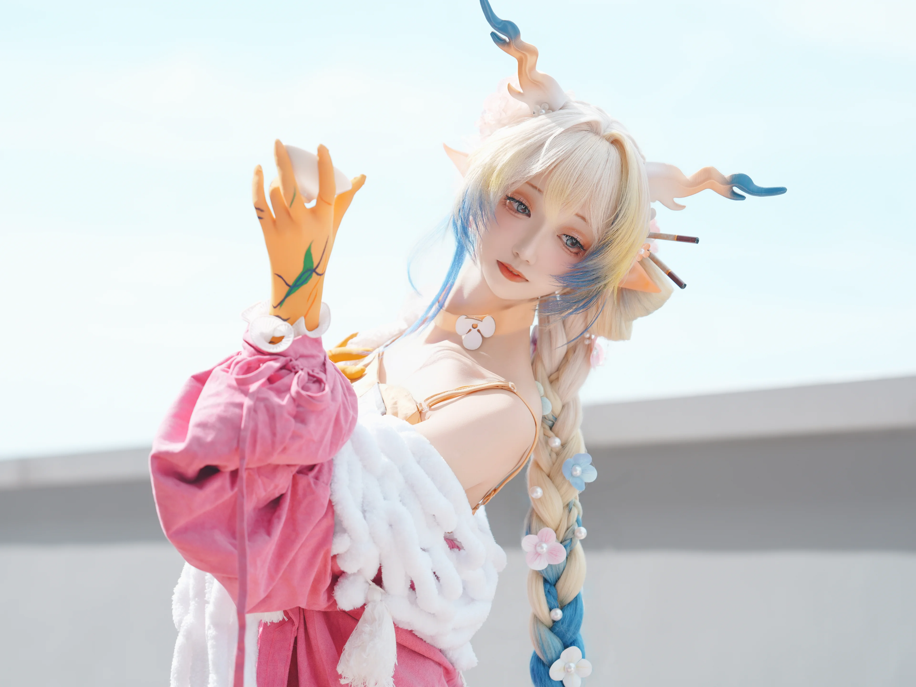 【黍cos】明日方舟春日宴场照，阳光与微风下的捕捉 - 第 7 张