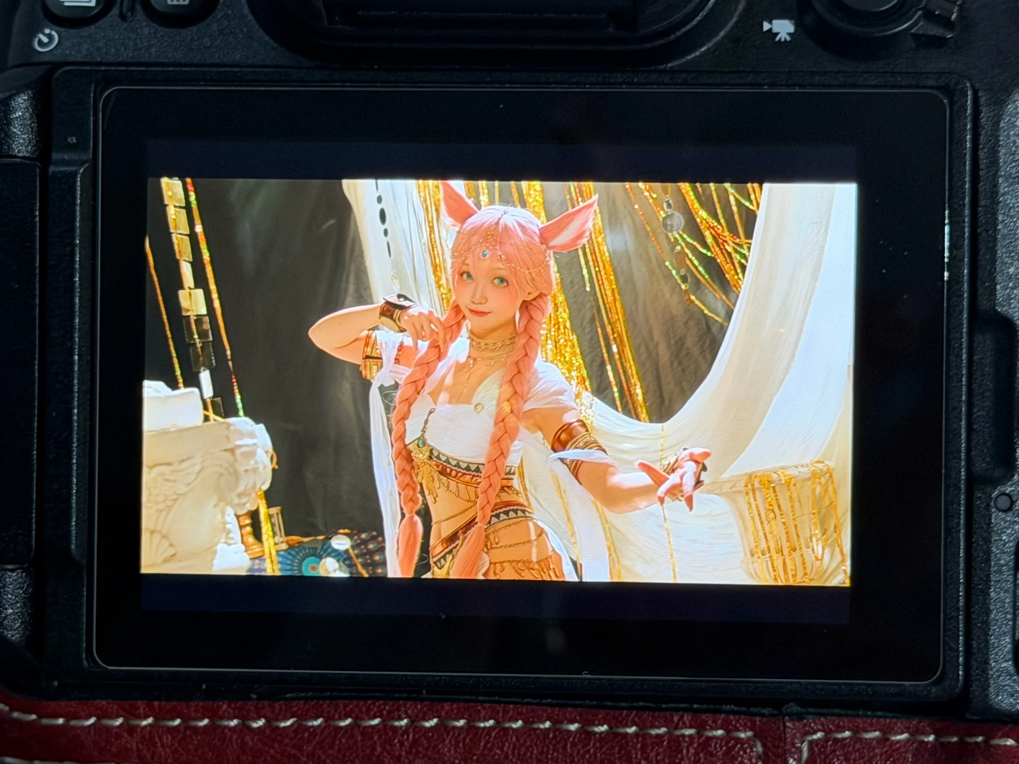【最终幻想14cos】异域风情猫娘，摇摆至上的奇妙变装 - 第 6 张