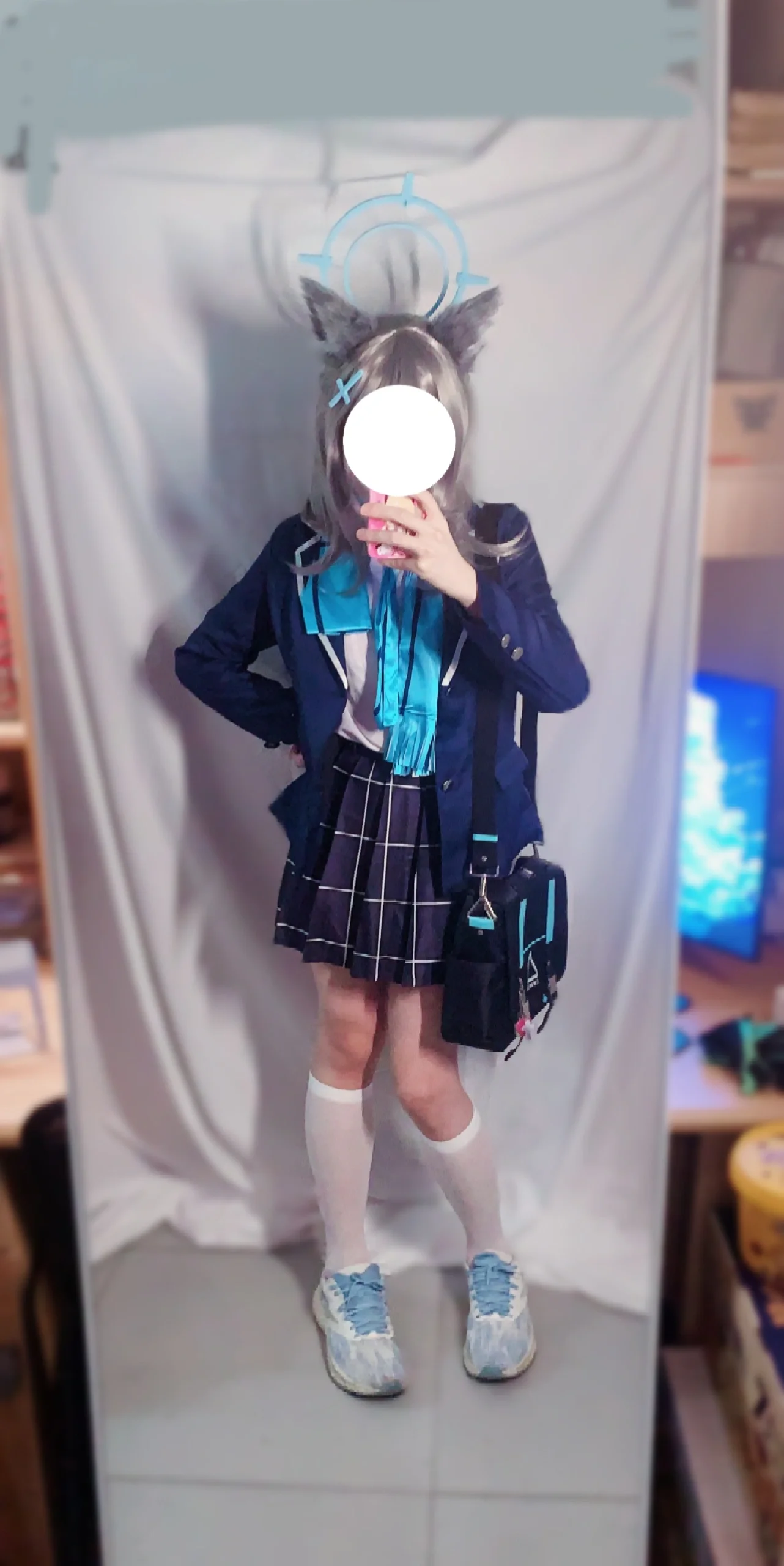 【白子cos】蔚蓝档案里清爽飒爽的校园少女 - 第 1 张