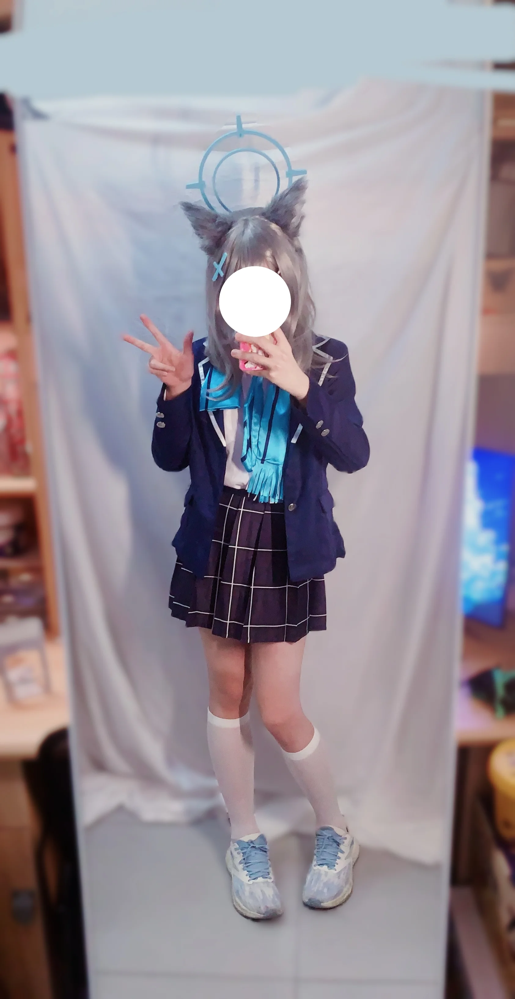 【白子cos】蔚蓝档案里清爽飒爽的校园少女