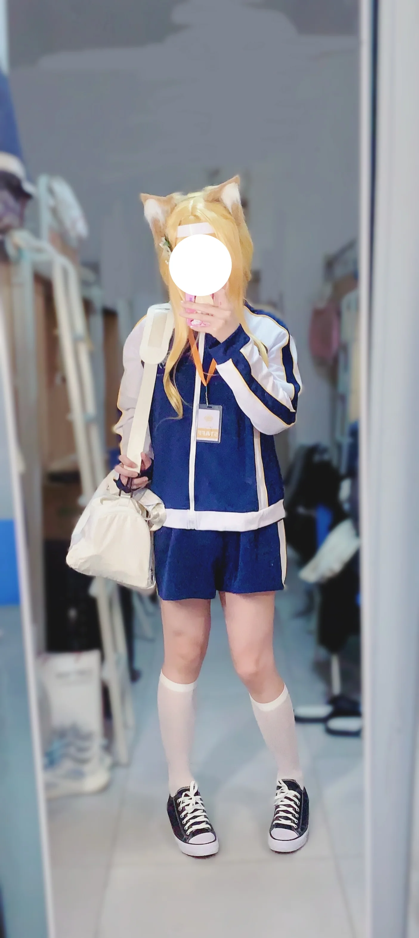 【玛丽cos】蔚蓝档案运动服穿搭的对镜出片记录