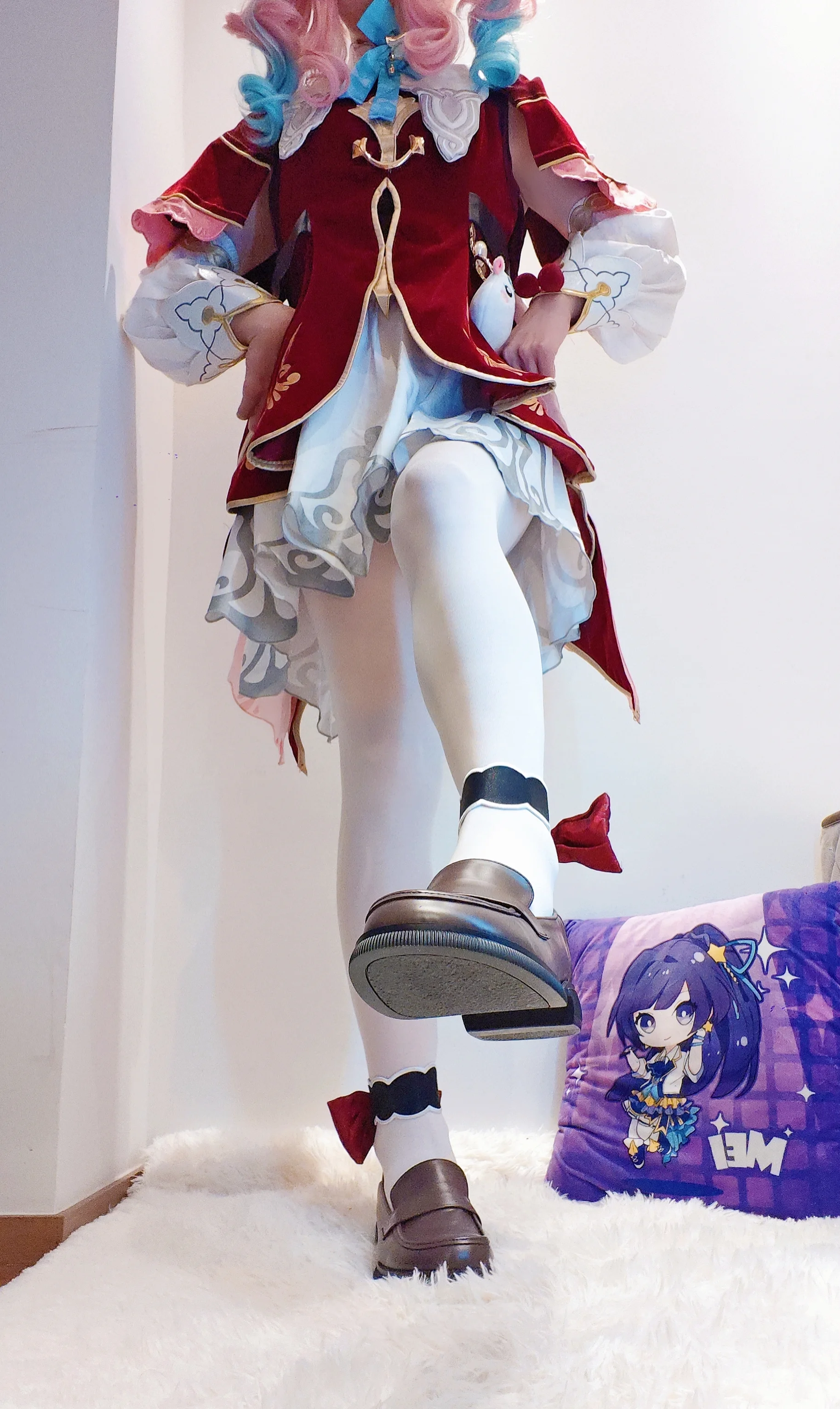崩坏星穹铁道风堇cos的鞋子展示日常