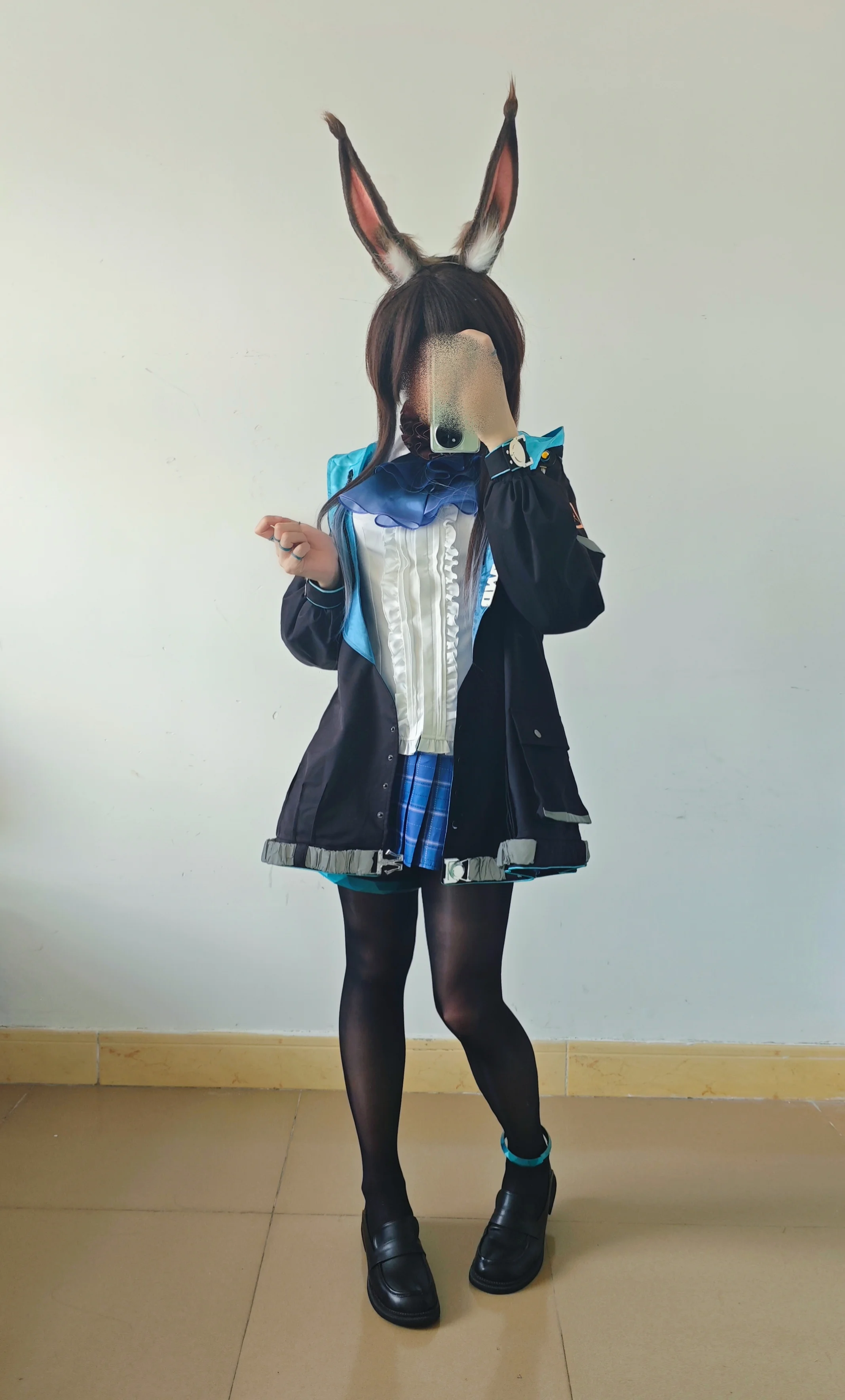 【アーミヤ コスプレ】『アークナイツ』うさぎの日常、カジュアル衣装のミラー自撮り記録 - 2 枚目