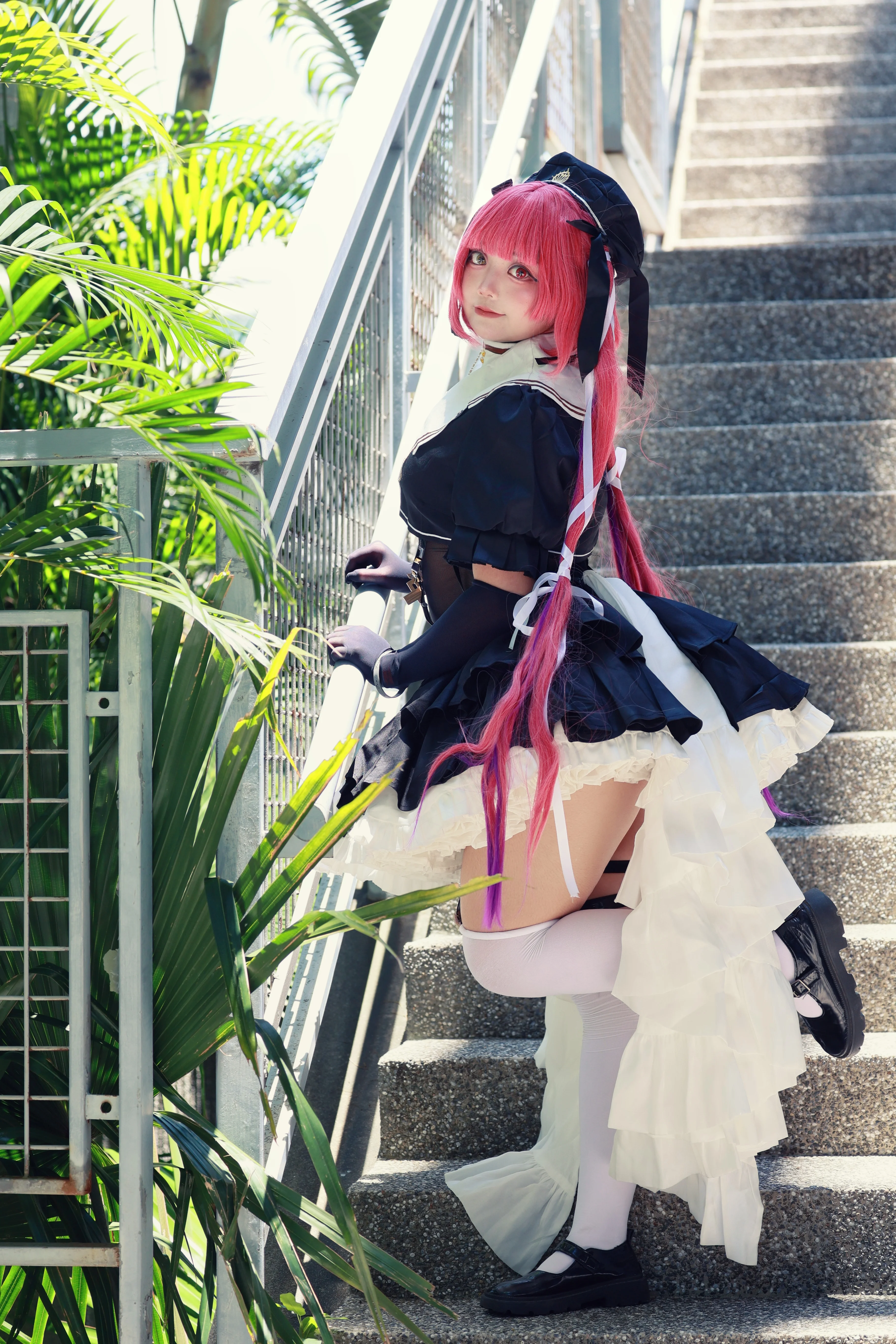 【宝钟玛琳cos】Ahoy船长出航 hololive经典水手服造型 - 第 1 张