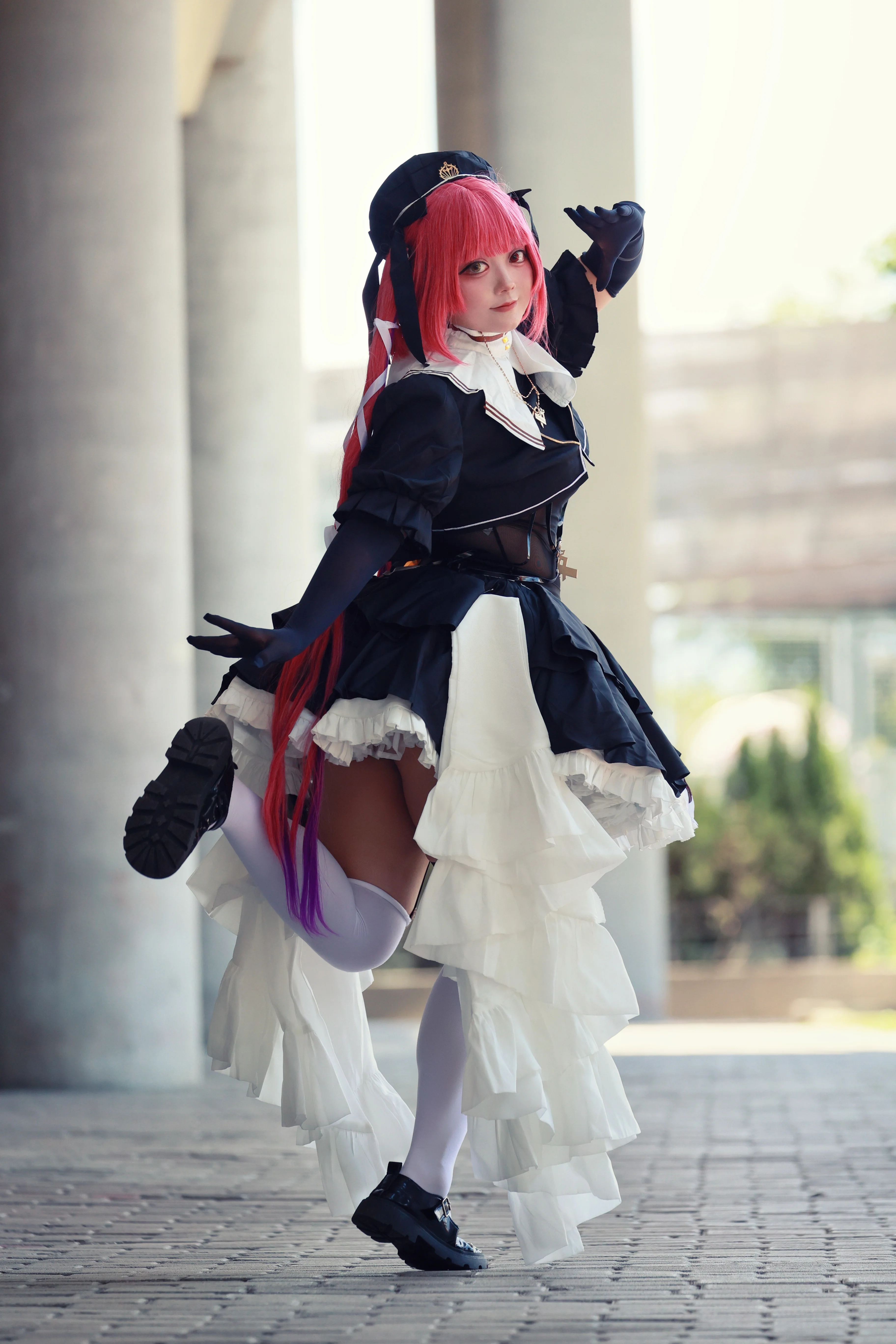 【宝钟玛琳cos】Ahoy船长出航 hololive经典水手服造型 - 第 3 张