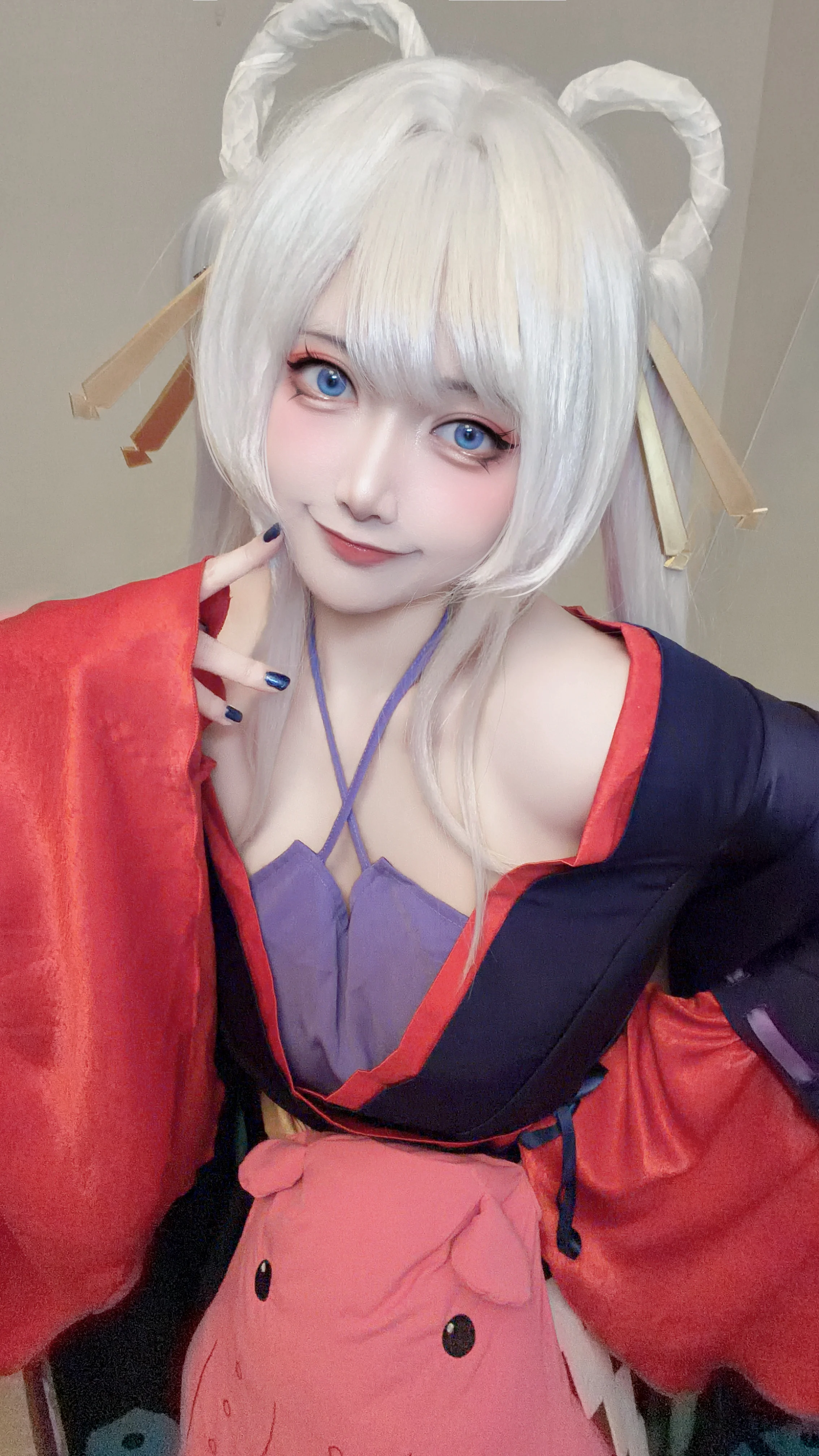 【月見八千代cos】超時空輝夜姬中純白與硃紅的視覺搭配 - 第 2 張