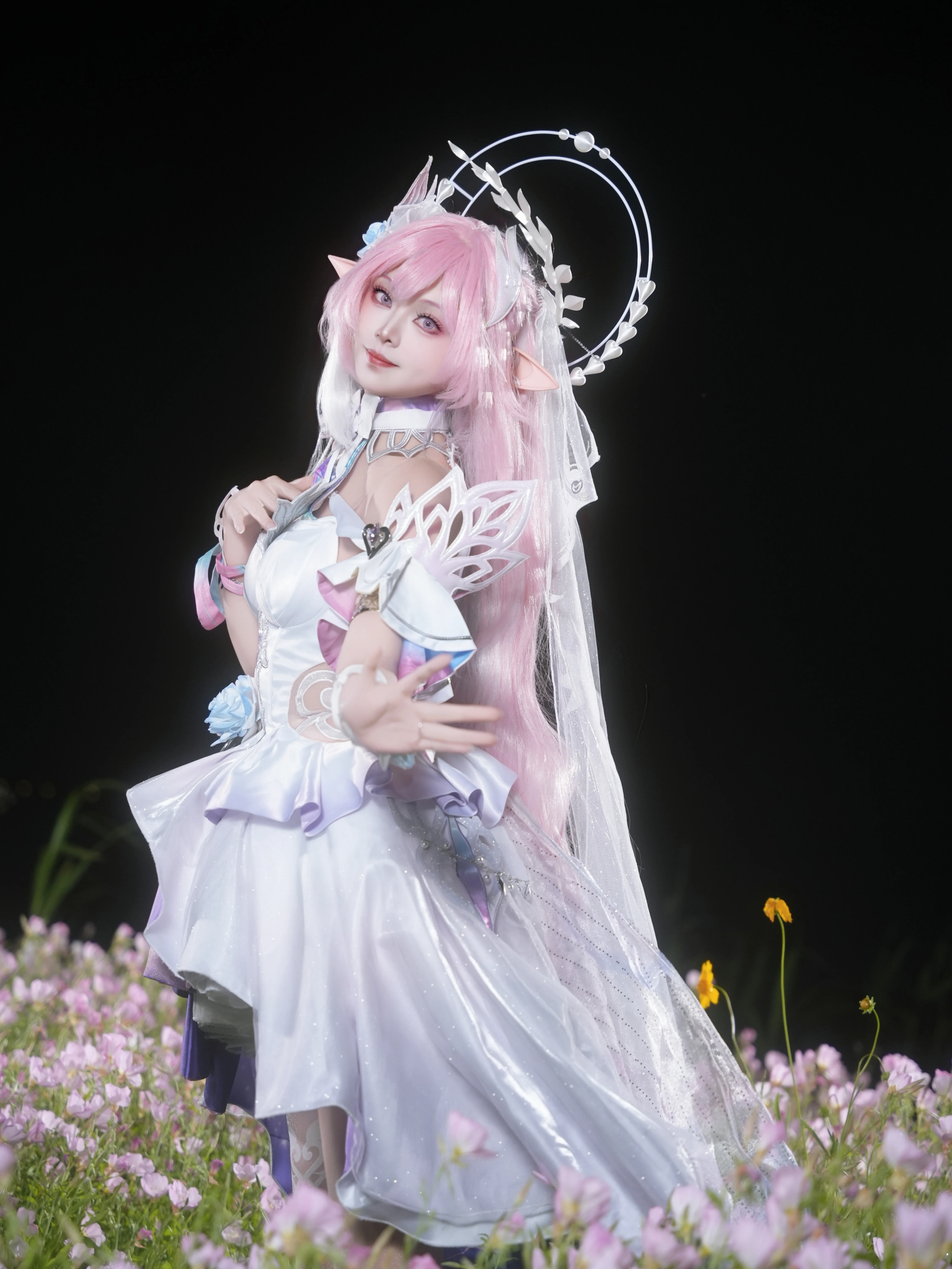 【昔漣cos】崩壞星穹鐵道的月下花語，靜謐與閃耀並存 - 第 1 張