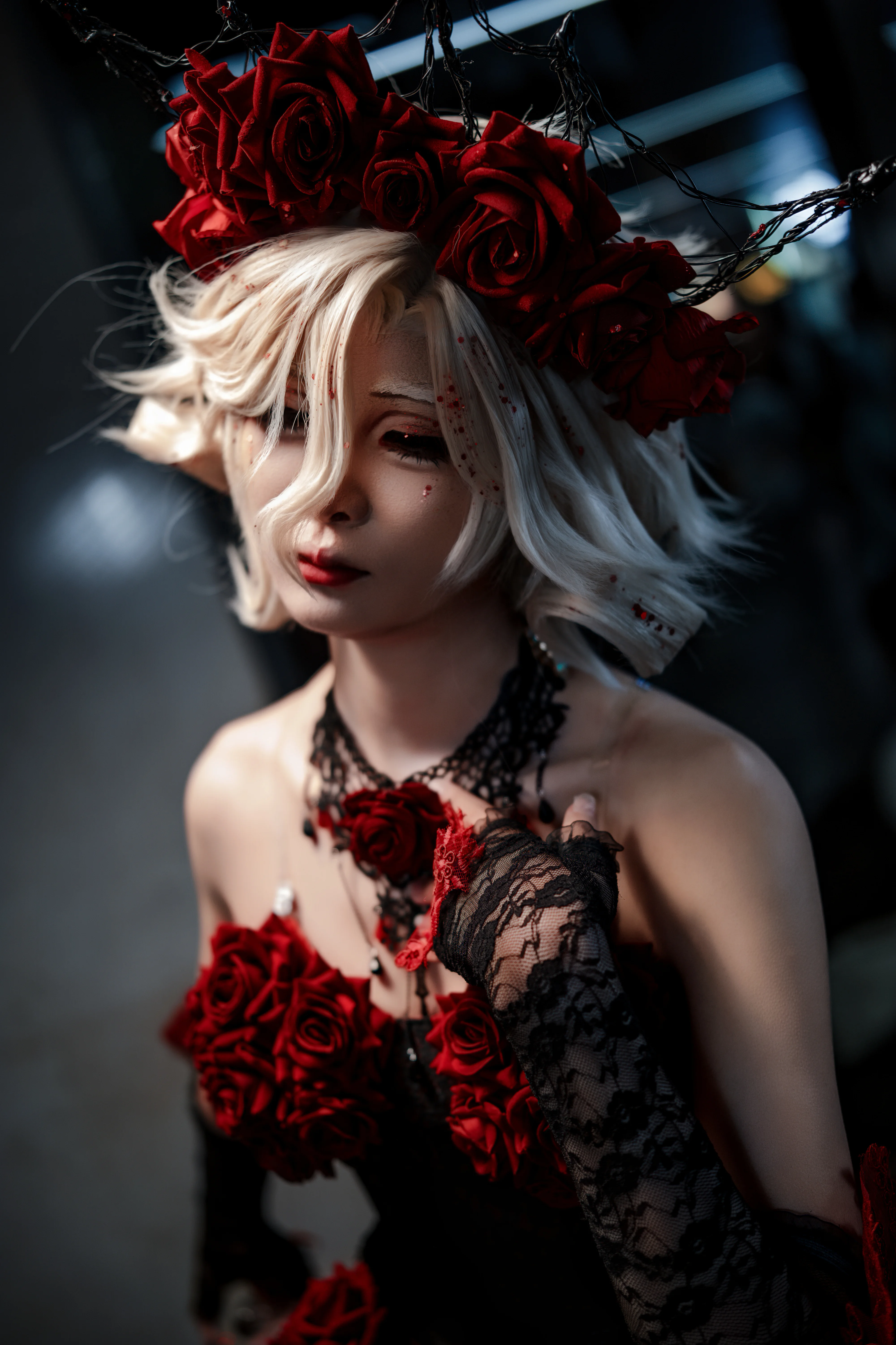 【红夫人cos】第五人格红玫瑰与荆棘冠冕的暗色午后 - 第 3 张