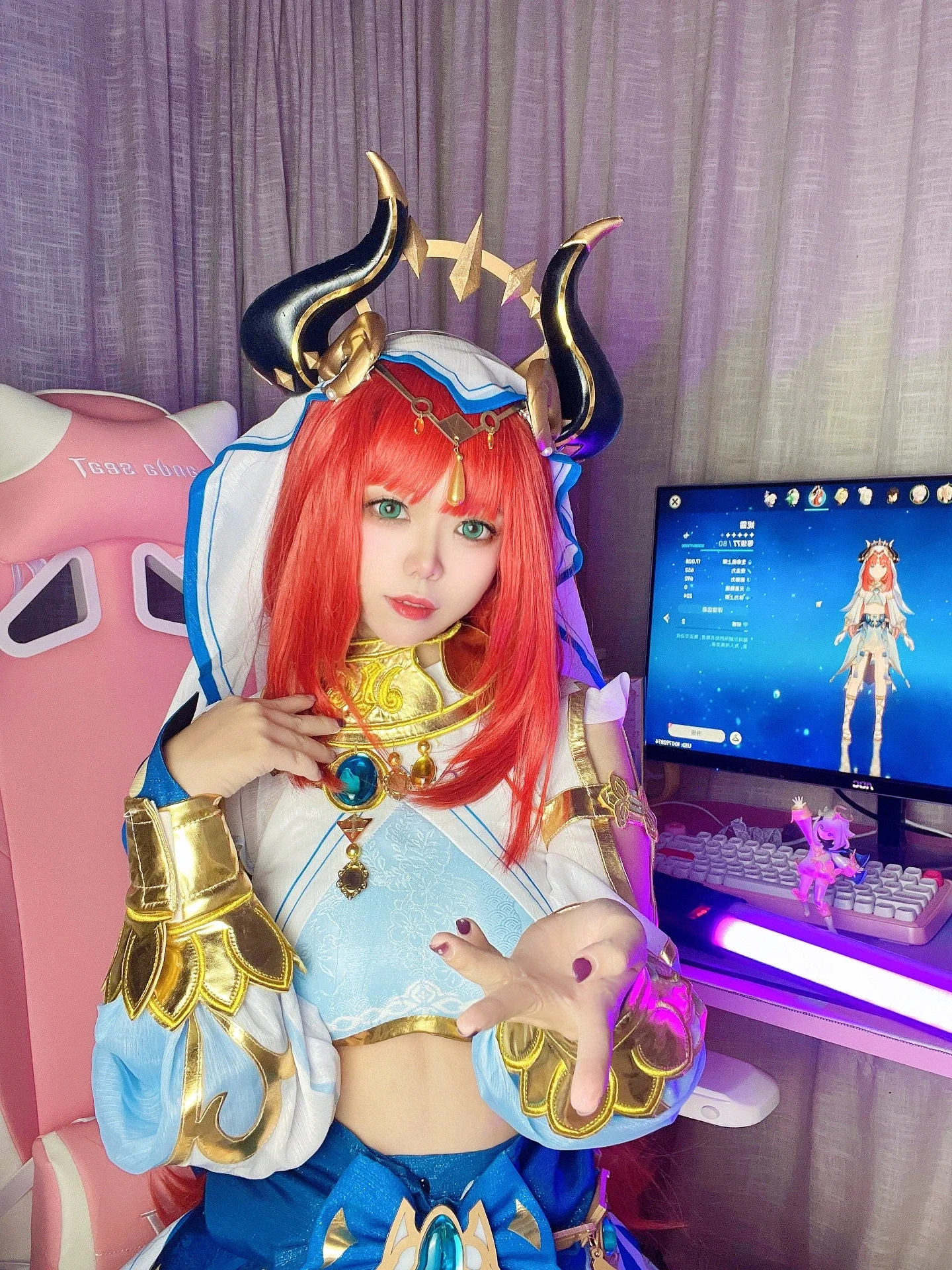 【妮露cos】原神花神之舞献给你