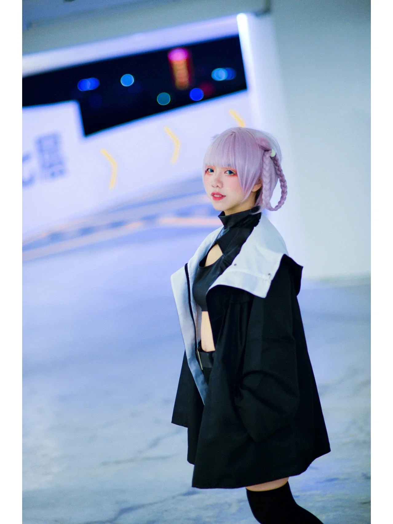 【七草荠cos】彻夜之歌的午夜漫步，捕捉冷色调夜游感 - 第 5 张