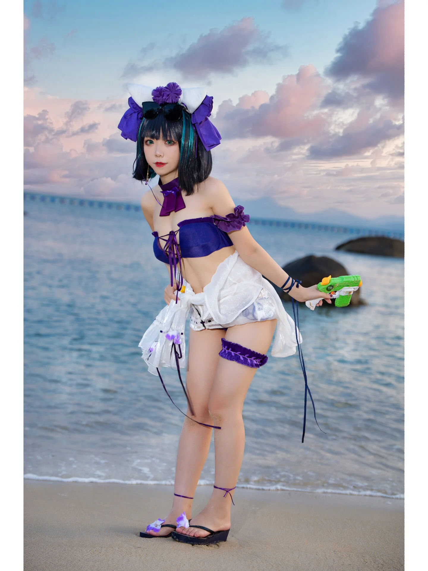 【柴郡cos】碧蓝航线夏日海边的灵动瞬间