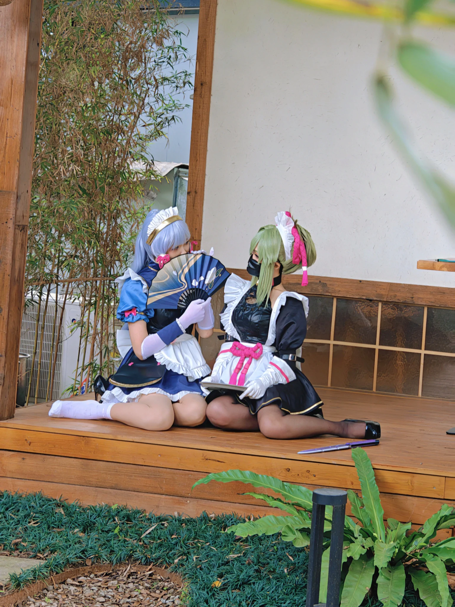 【神里绫华&久岐忍cos】微风徐徐竹林里的下午茶时光 - 第 4 张