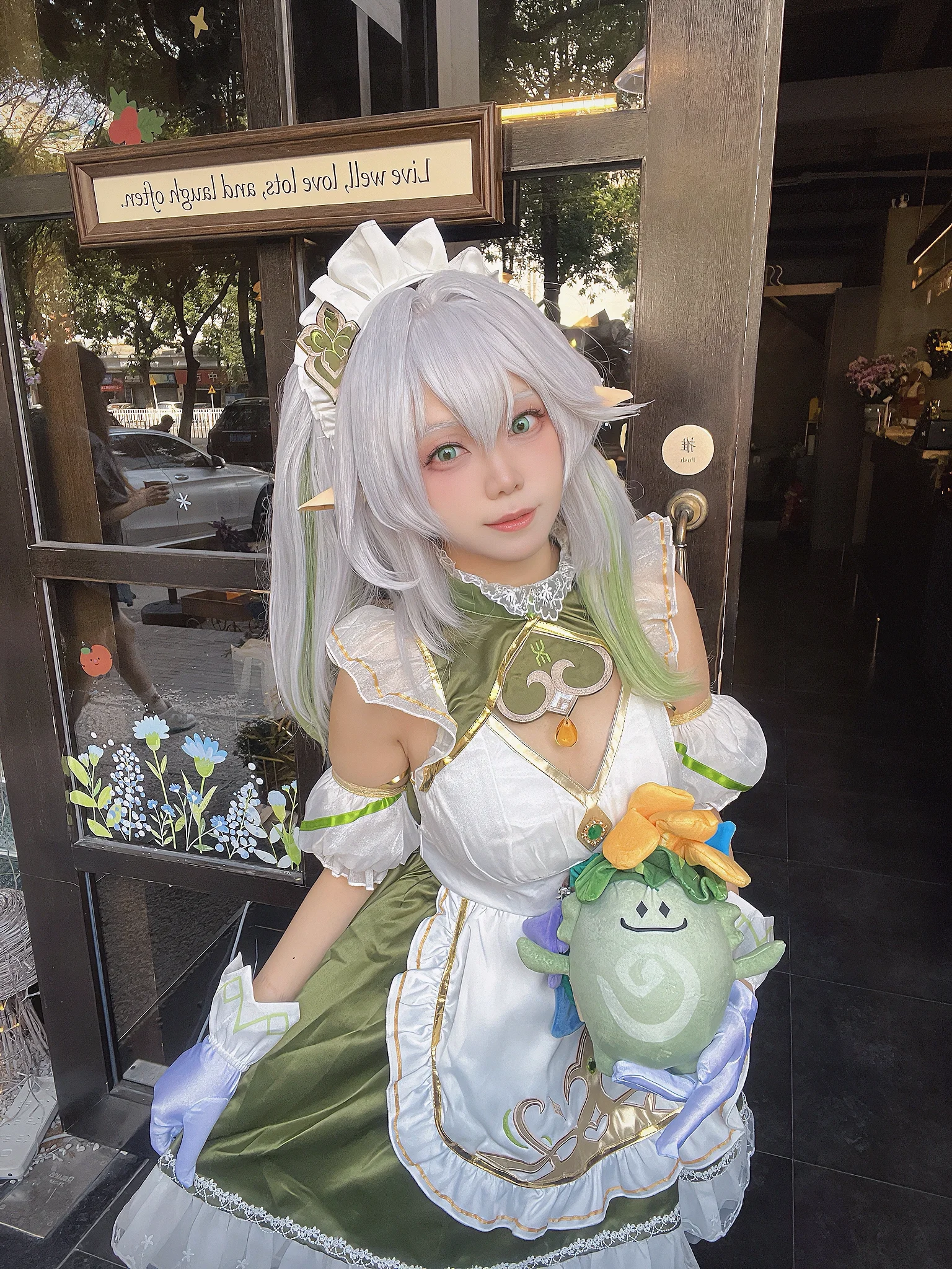 【納西妲cos】原神女僕裝，草神大人的靜謐森林感 - 第 2 張