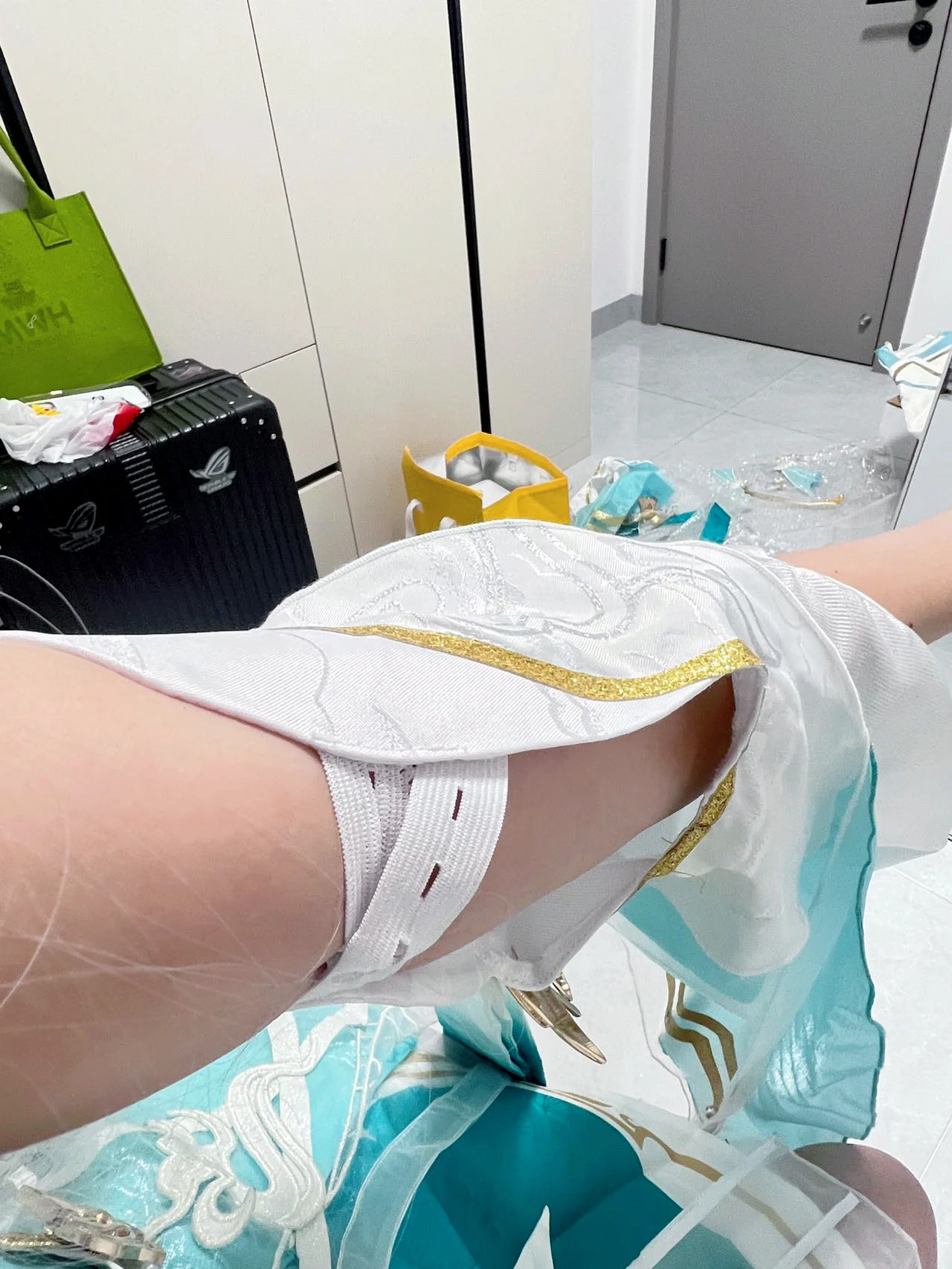 【西施cos】王者荣耀游龙清影，试穿细节与真实感受 - 第 7 张