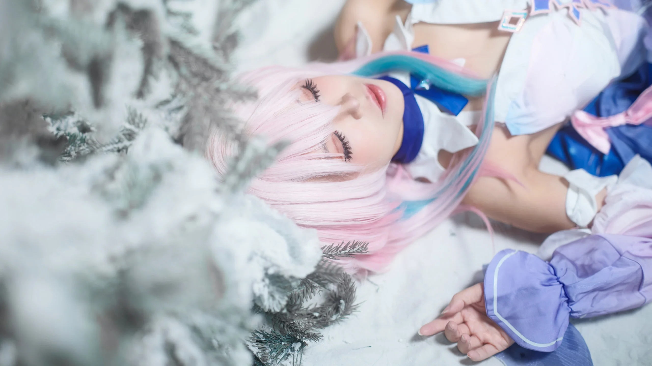 【三月七cos】雪中的生日派对，这颗星星今天属于我 - 第 2 张