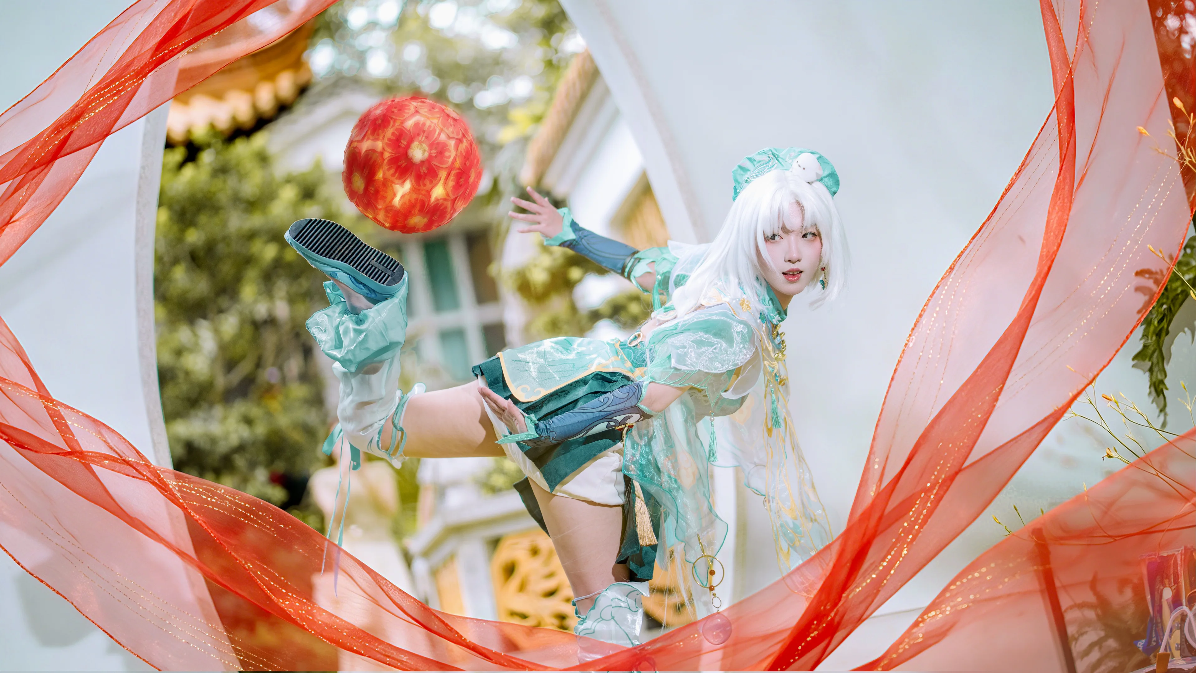 【藍夢cos】永劫無間彩雲衣，騰空一擊勢