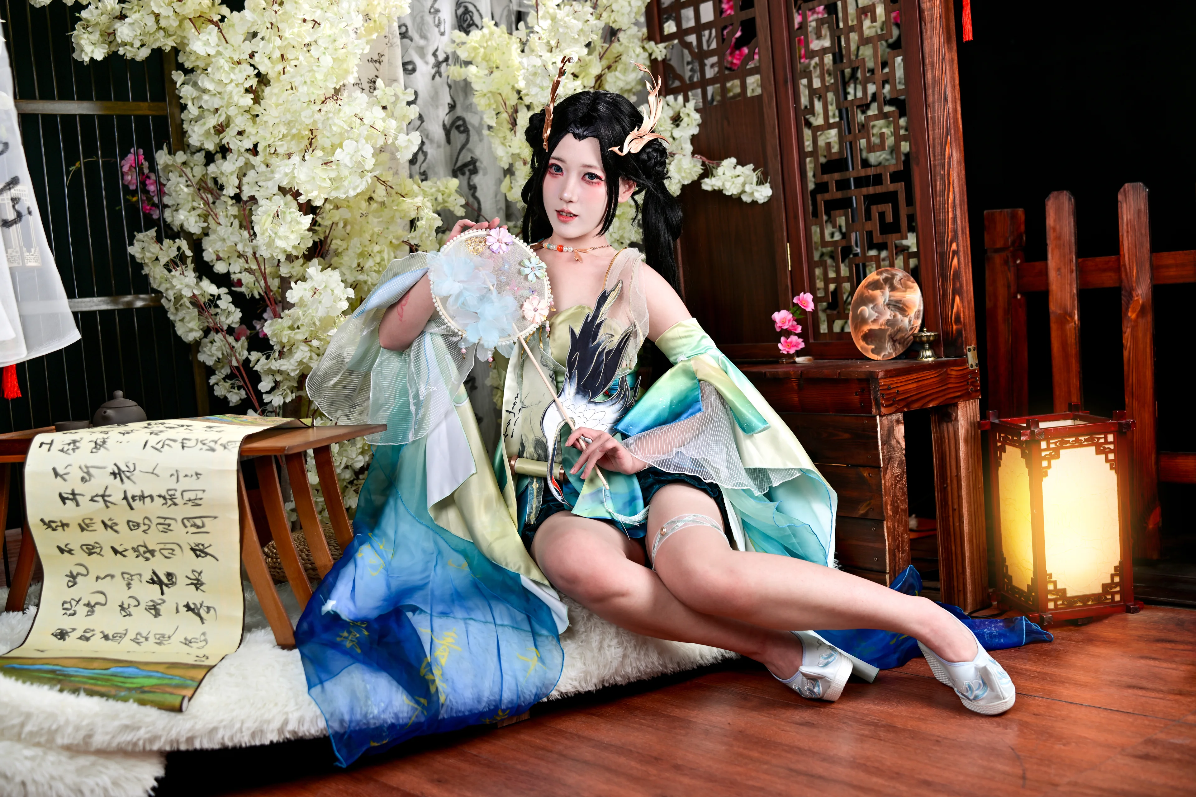 【蓝梦cos】永劫无间里的那份灵动与飘逸 - 第 1 张