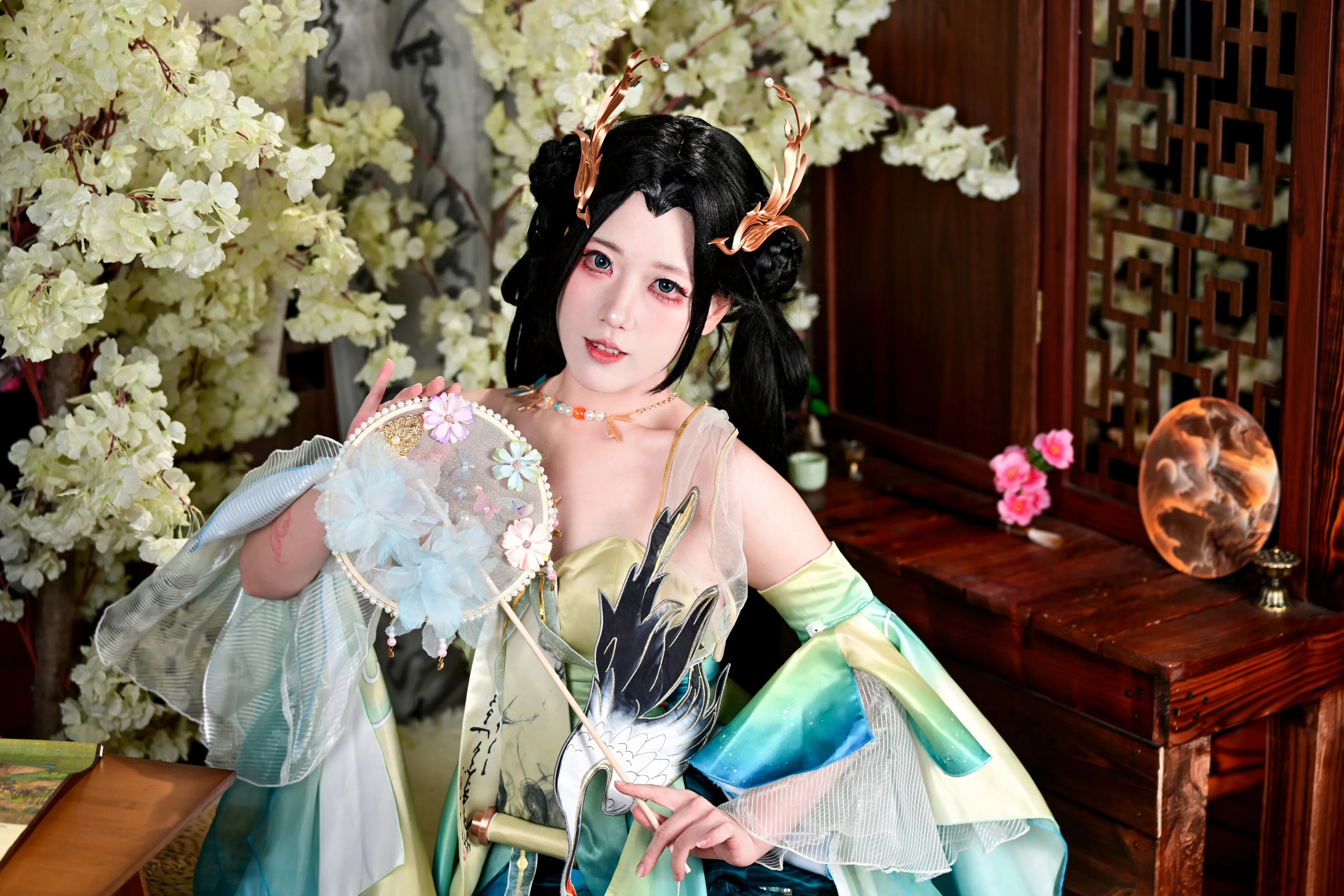 【蓝梦cos】永劫无间里的那份灵动与飘逸 - 第 2 张