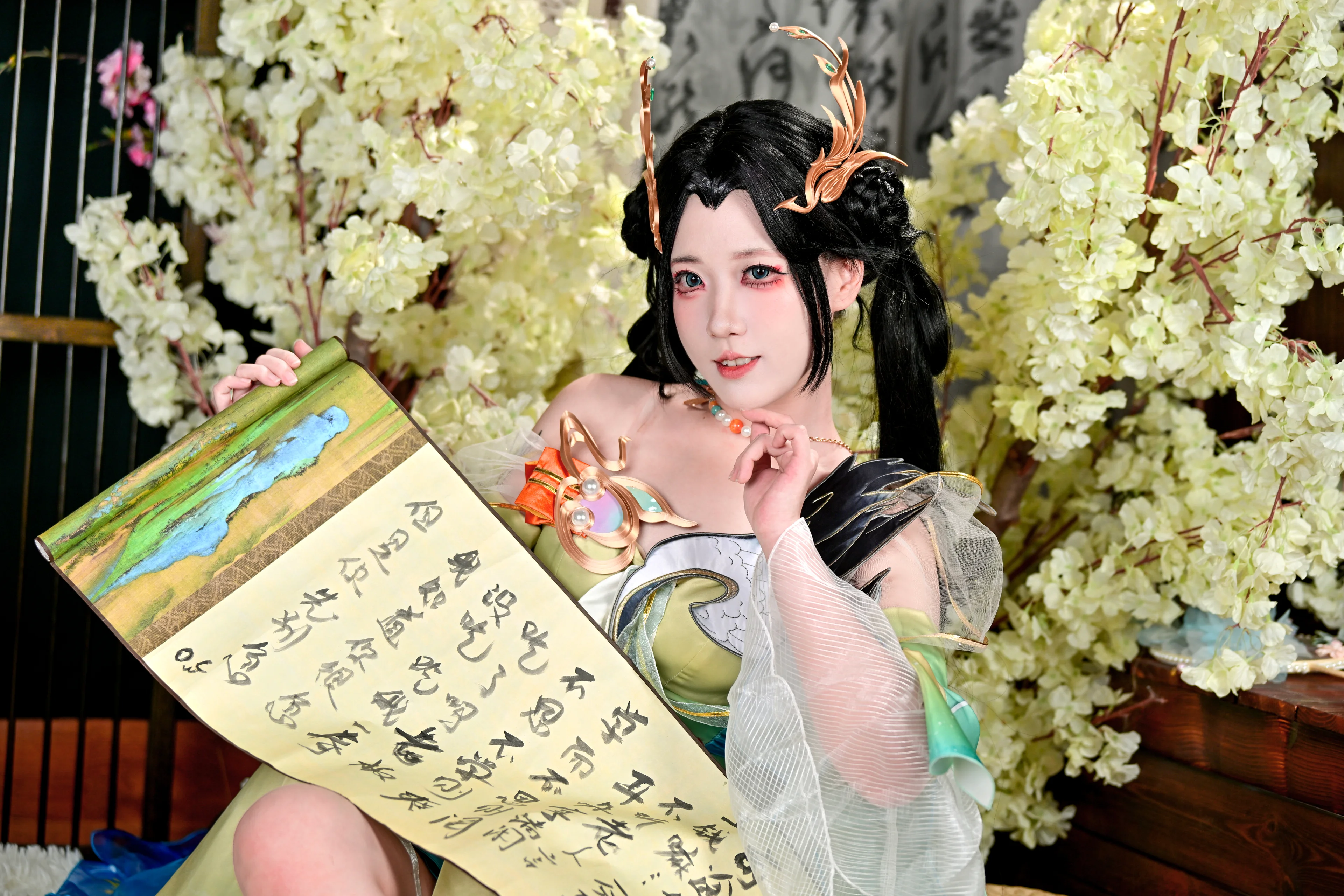 【蓝梦cos】永劫无间里的那份灵动与飘逸 - 第 9 张