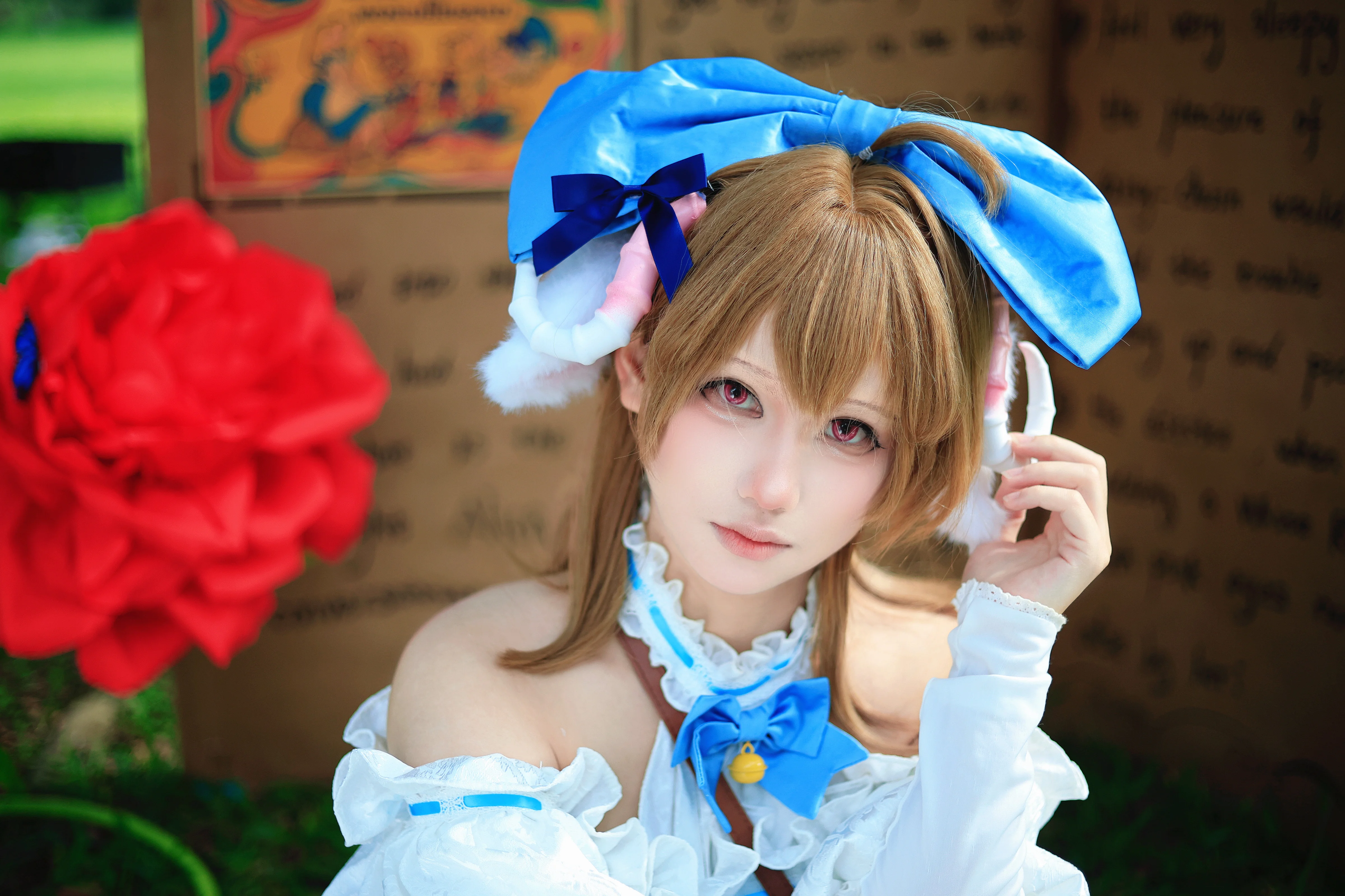 【アークナイツ 純燼エイヤフィヤトラ コスプレ】ふわふわ、ひらひらと舞うファンタジーな午後 - 7 枚目
