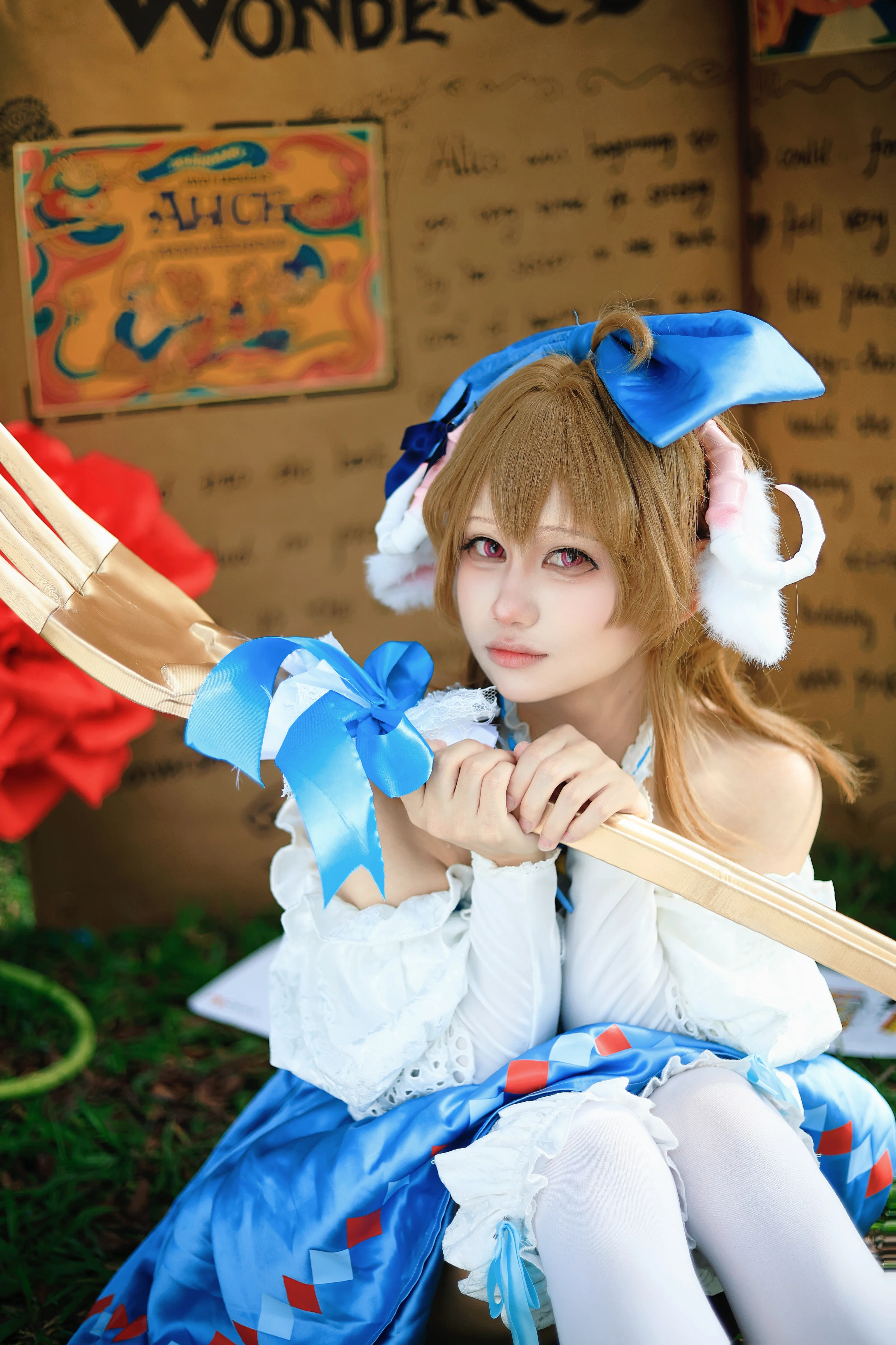 【アークナイツ 純燼エイヤフィヤトラ コスプレ】ふわふわ、ひらひらと舞うファンタジーな午後 - 8 枚目