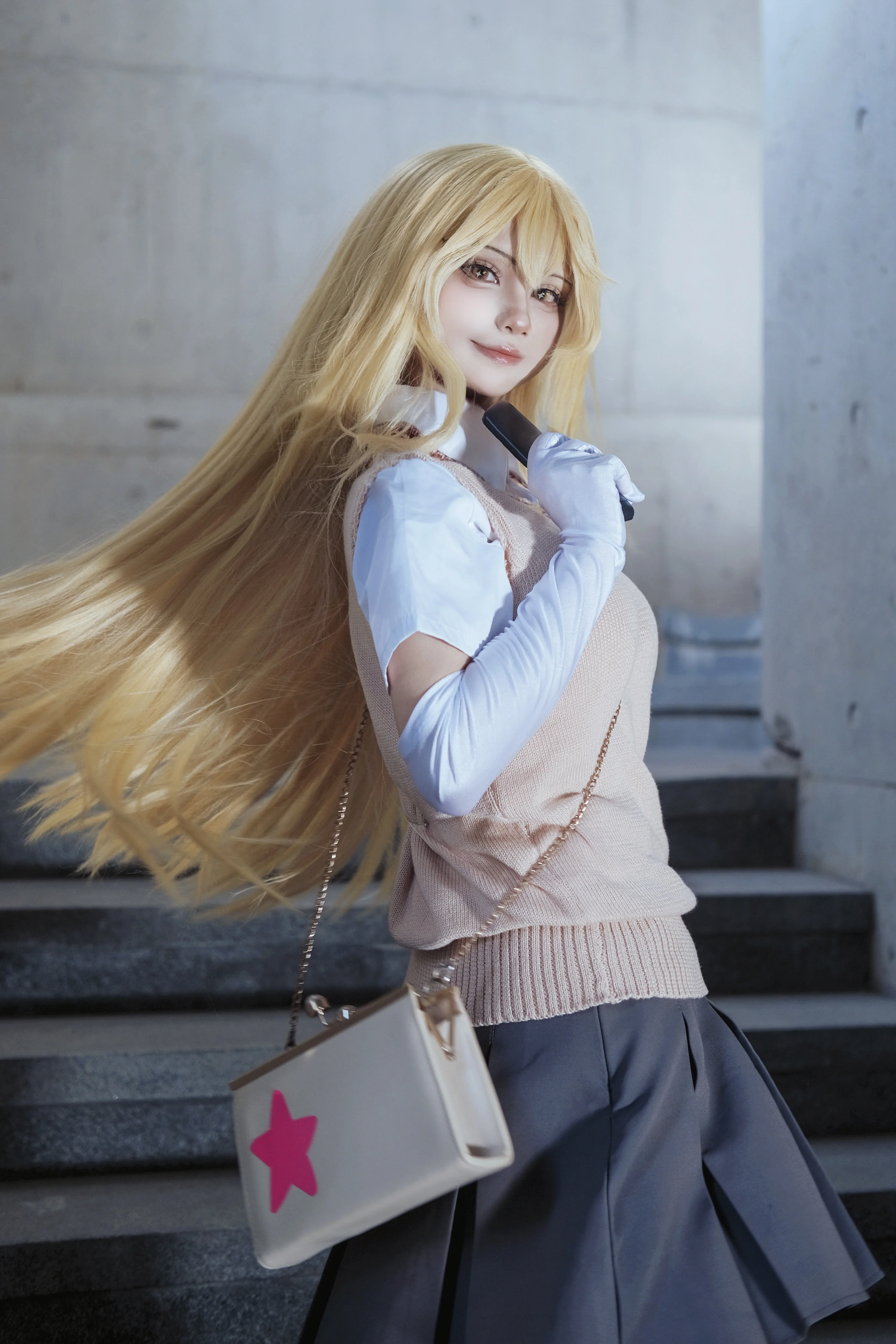 [Misaki Shokuhou cosplay] A Certain Scientific Railgun, School Style Photoshoot Freeze-Frame - Image 1