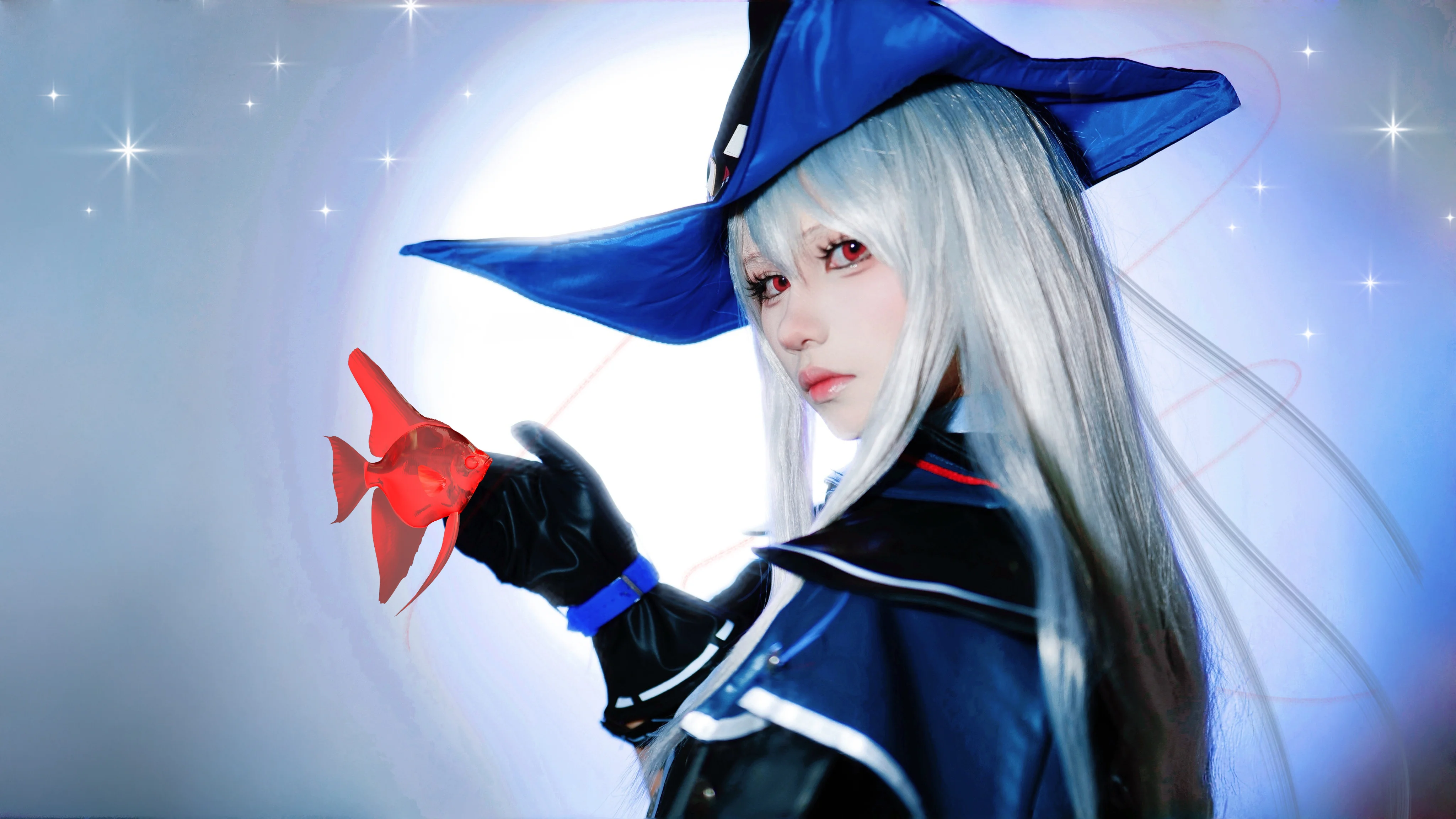 【スカジ コスプレ】アークナイツ 深海ハンターの誕生日記念フォト - 1 枚目