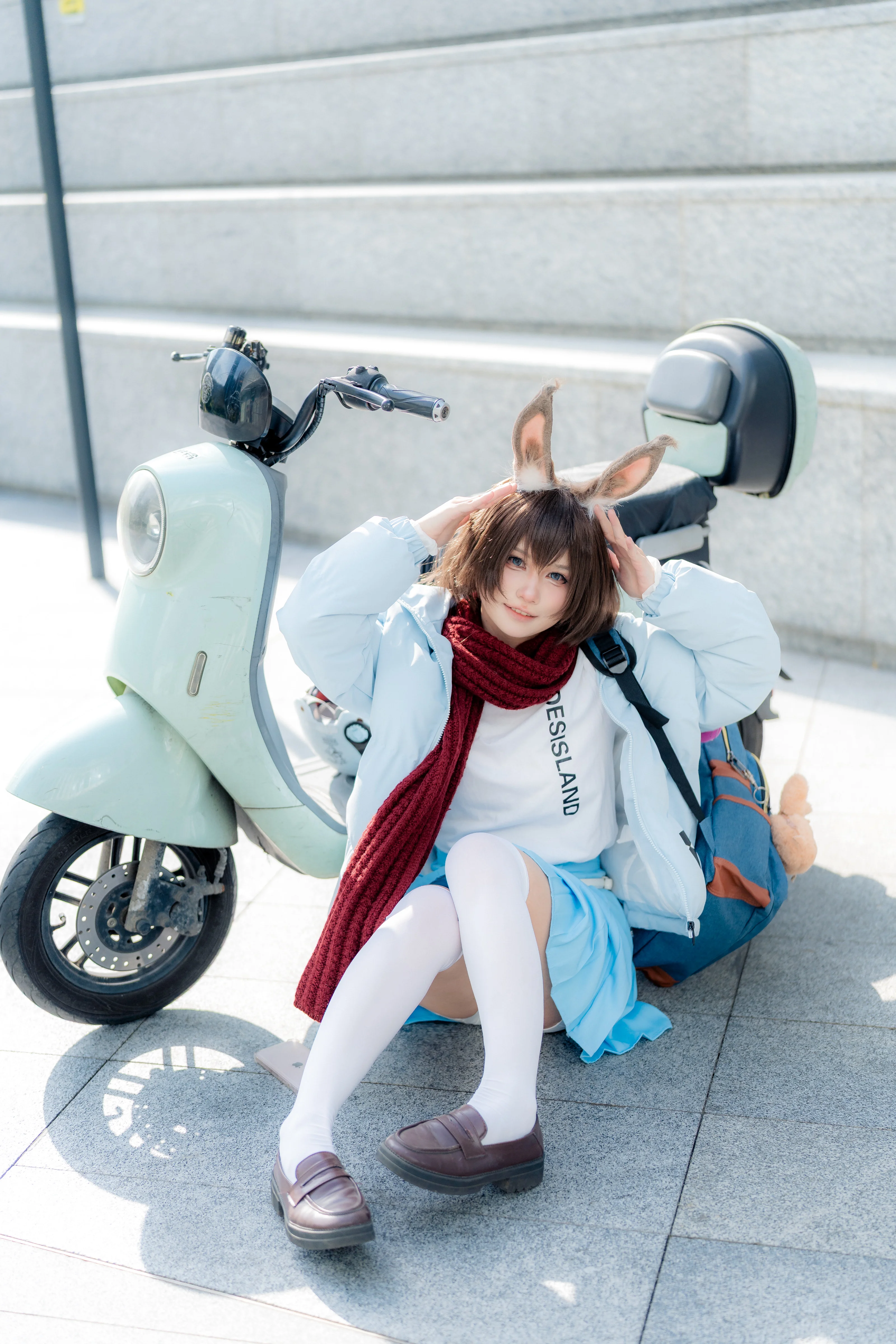 【阿米婭cos】明日方舟見習聯結者，騎上小車去兜風 - 第 3 張