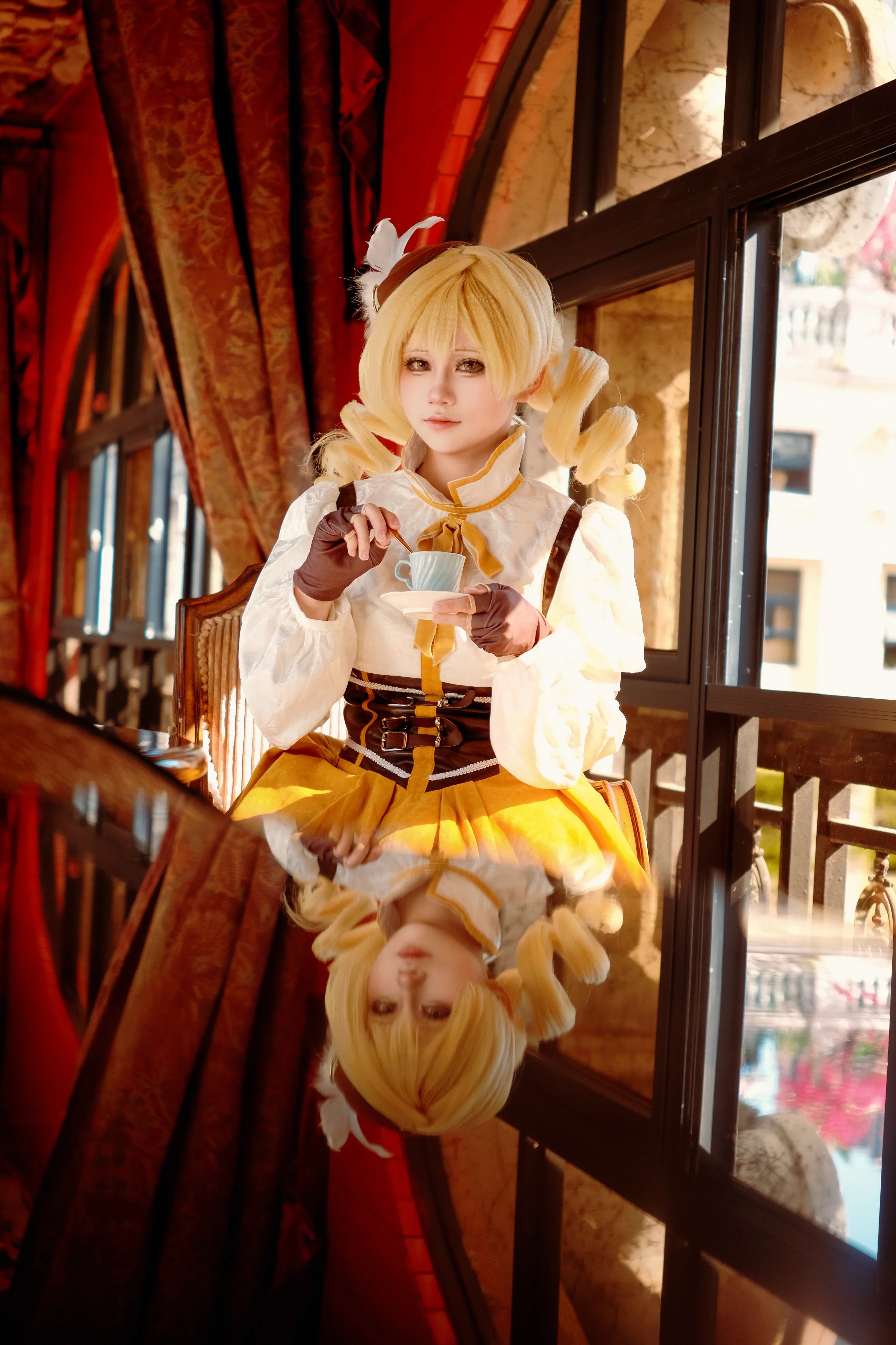[Mami Tomoe cosplay] Puella Magi Madoka Magica, An Elegant Afternoon in a Retro Carriage - Image 2