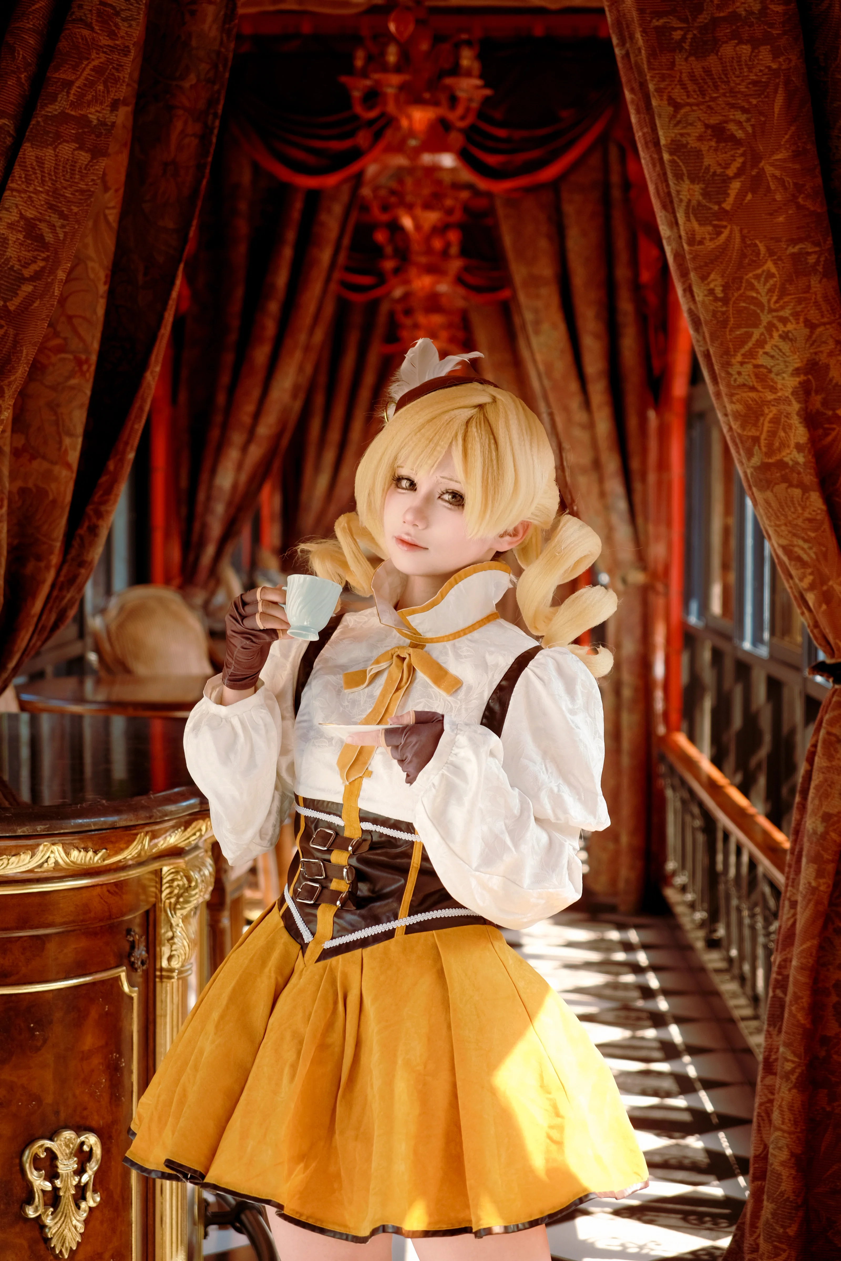 [Mami Tomoe cosplay] Puella Magi Madoka Magica, An Elegant Afternoon in a Retro Carriage - Image 4
