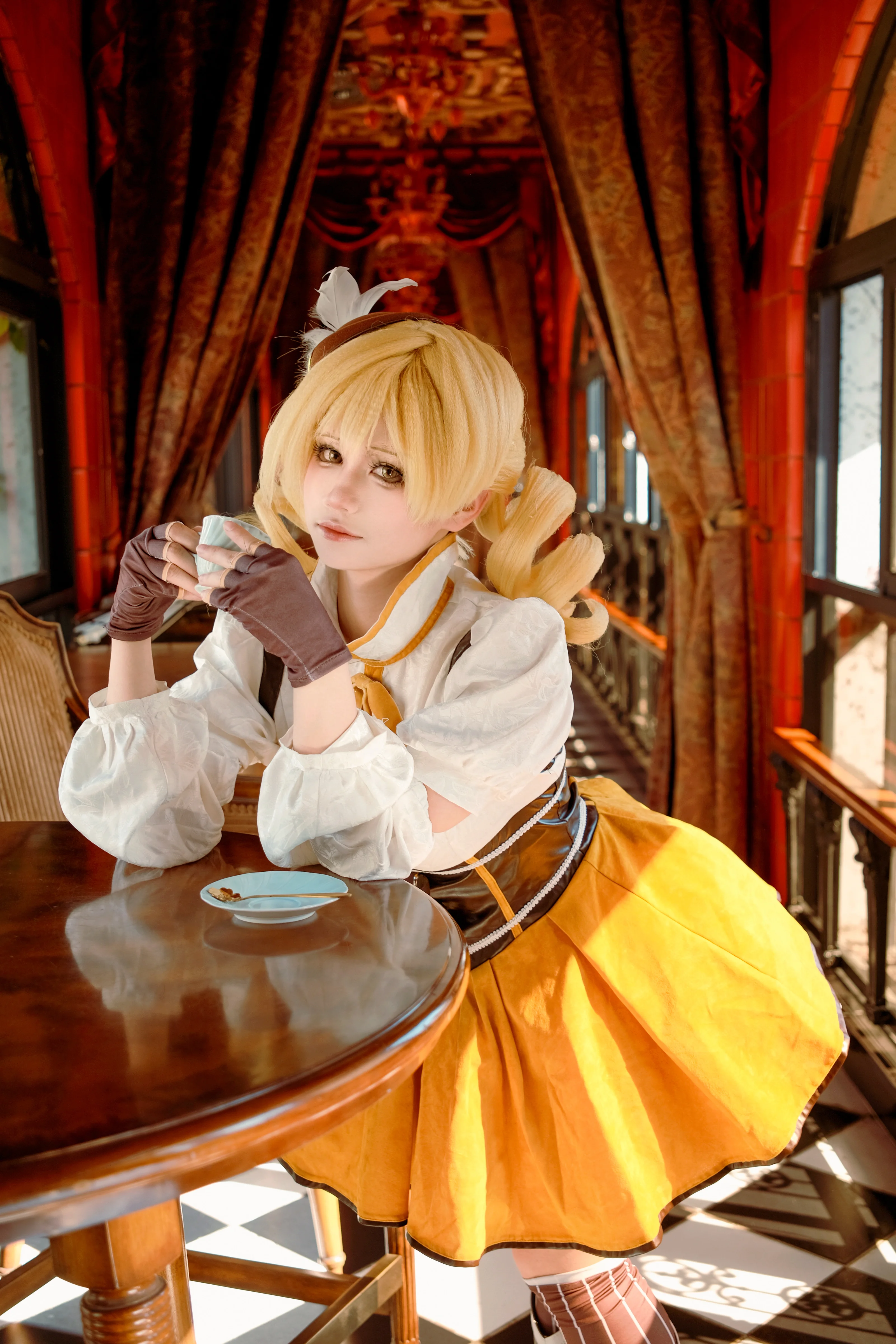 [Mami Tomoe cosplay] Puella Magi Madoka Magica, An Elegant Afternoon in a Retro Carriage - Image 5