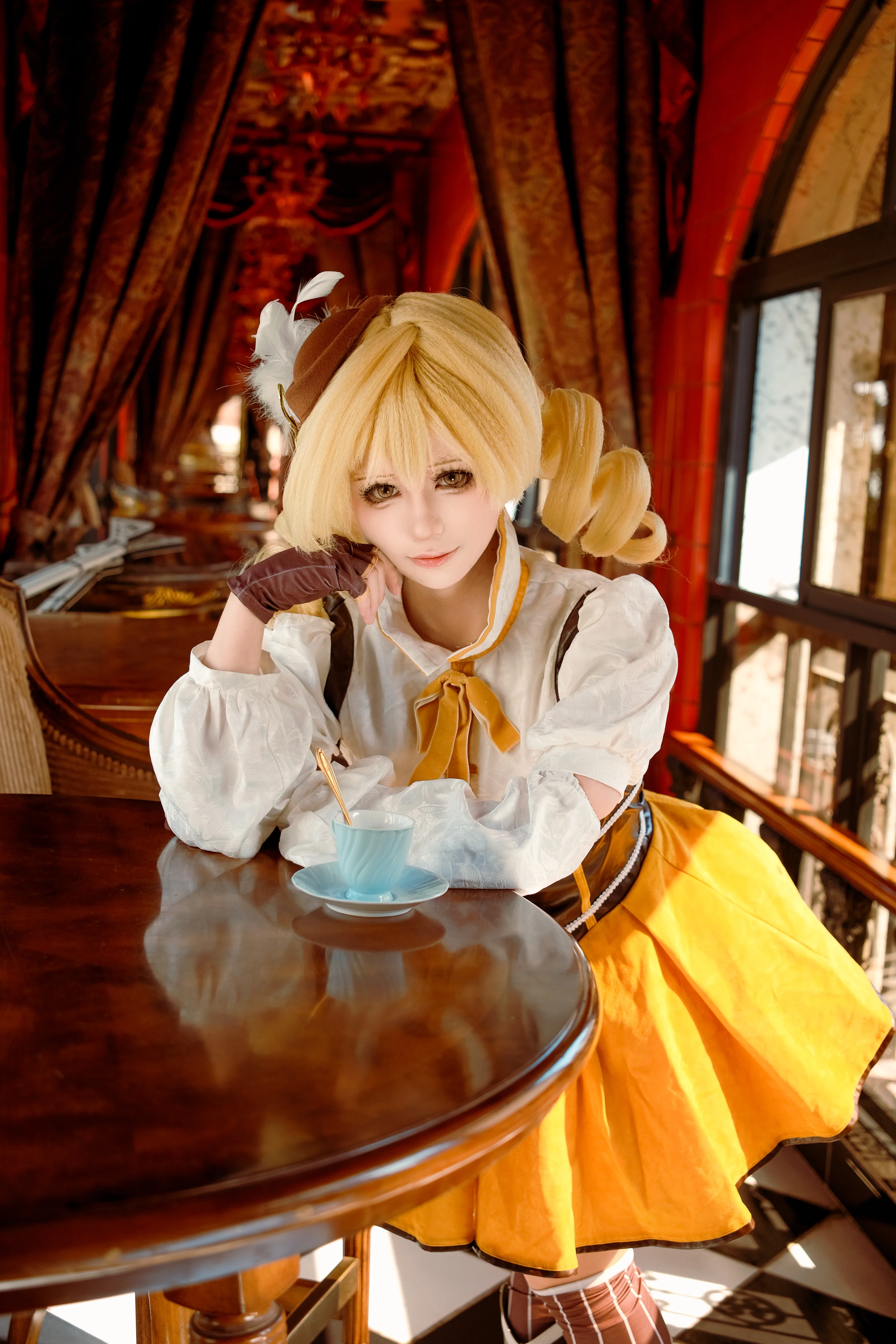 [Mami Tomoe cosplay] Puella Magi Madoka Magica, An Elegant Afternoon in a Retro Carriage - Image 6