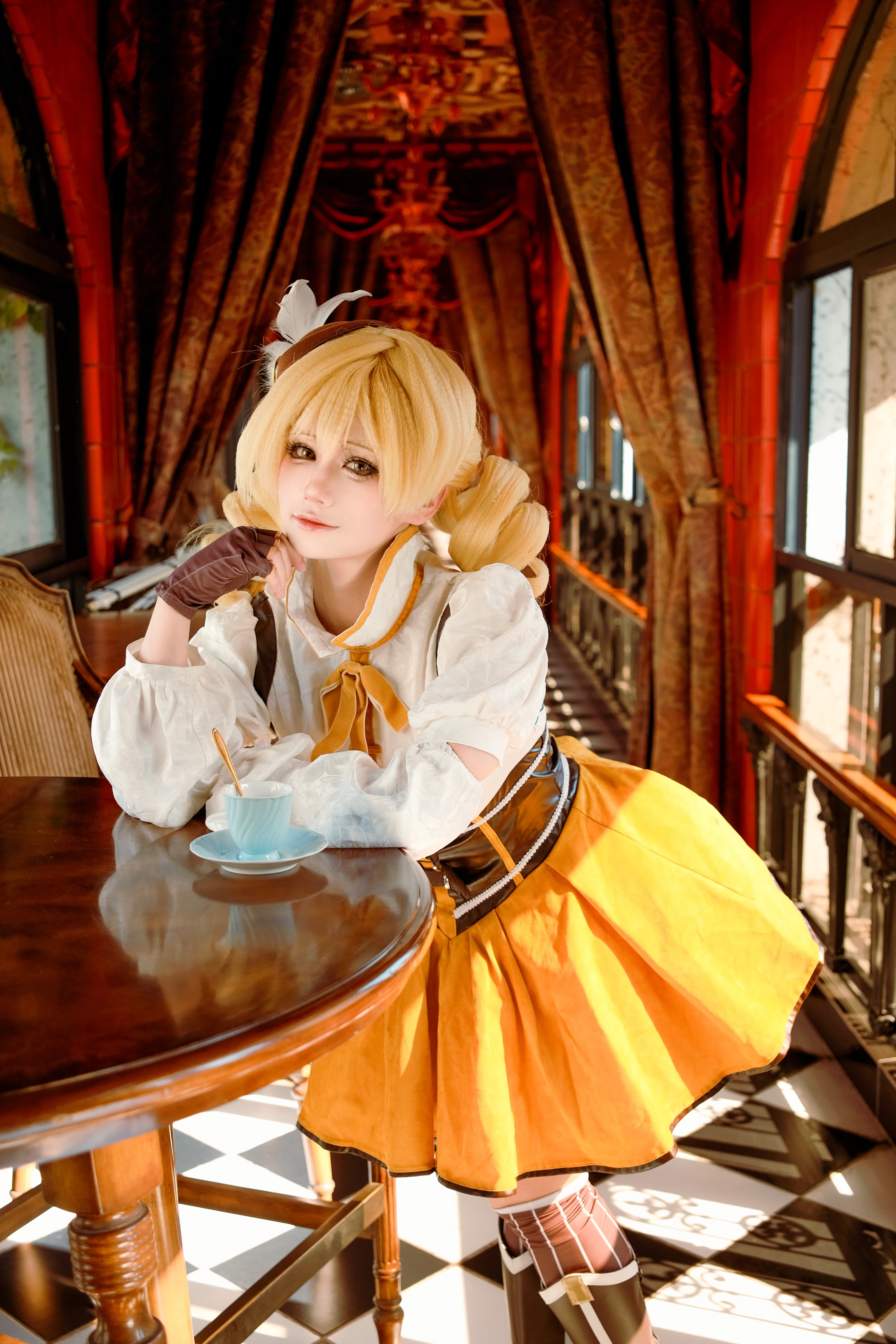 [Mami Tomoe cosplay] Puella Magi Madoka Magica, An Elegant Afternoon in a Retro Carriage - Image 7