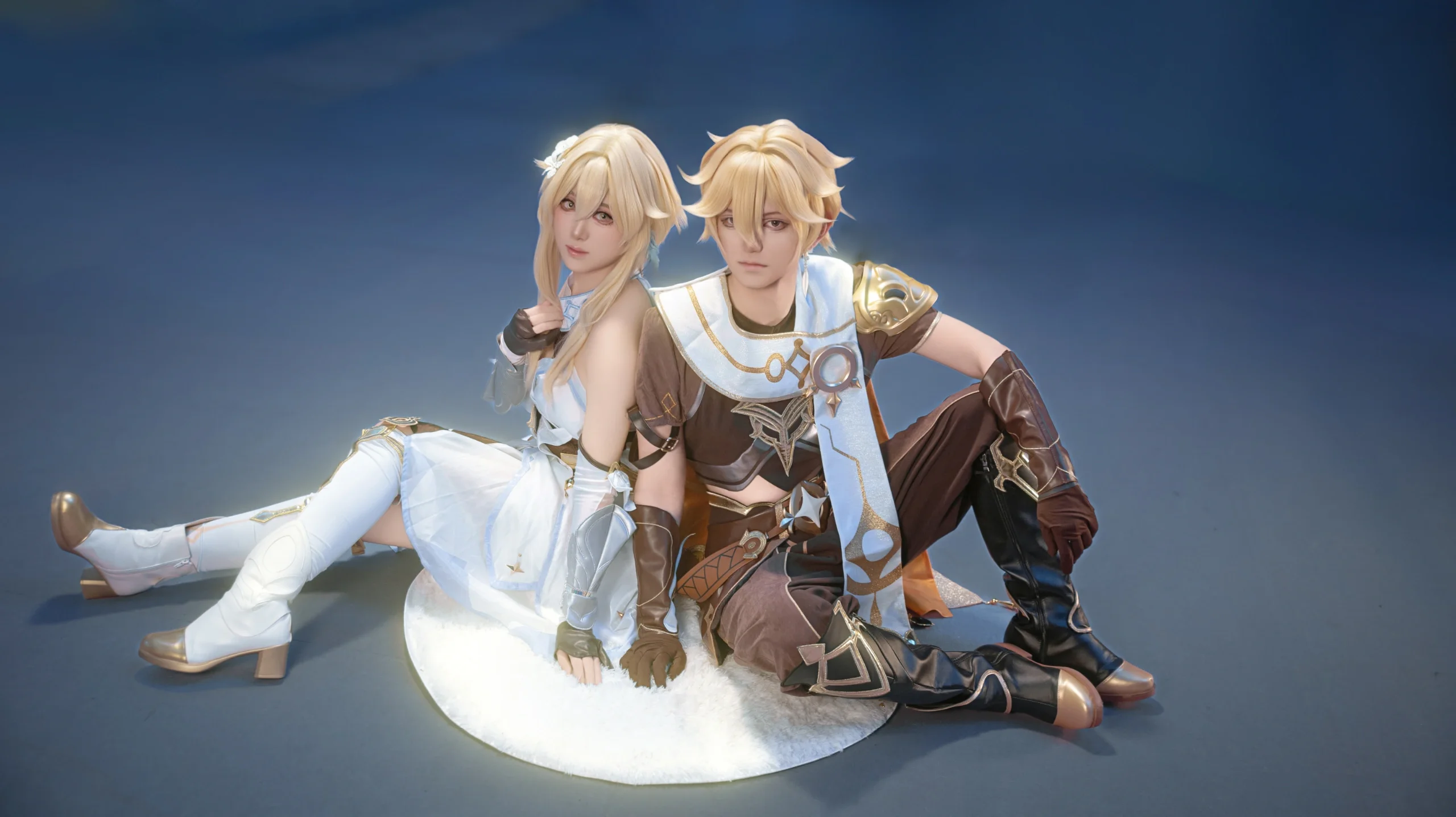 【荧cos】原神旅行者，漫展花海构图的一次尝试 - 第 3 张