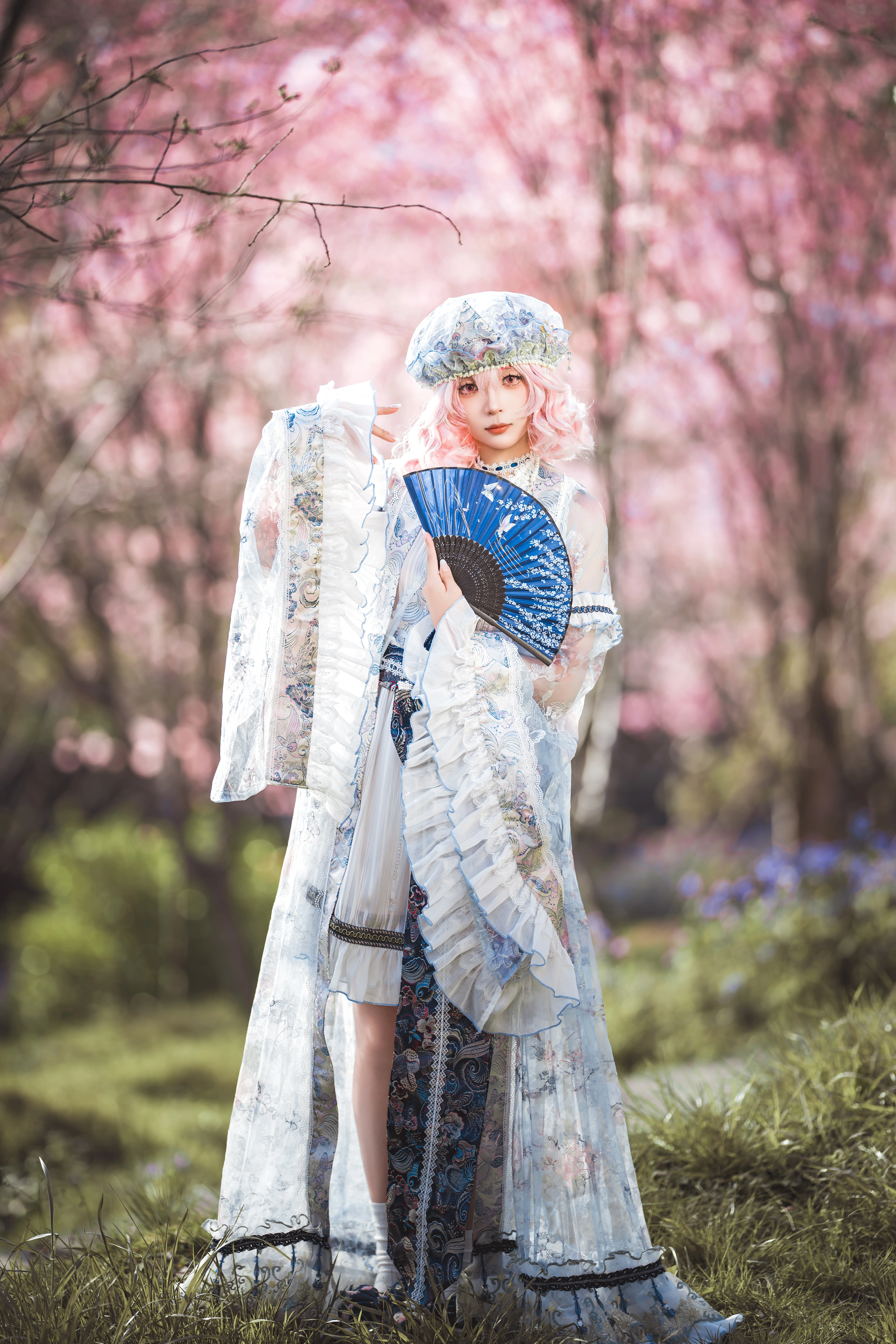 【西行寺幽幽子cos】东方Project樱花林里的春日幻梦 - 第 2 张