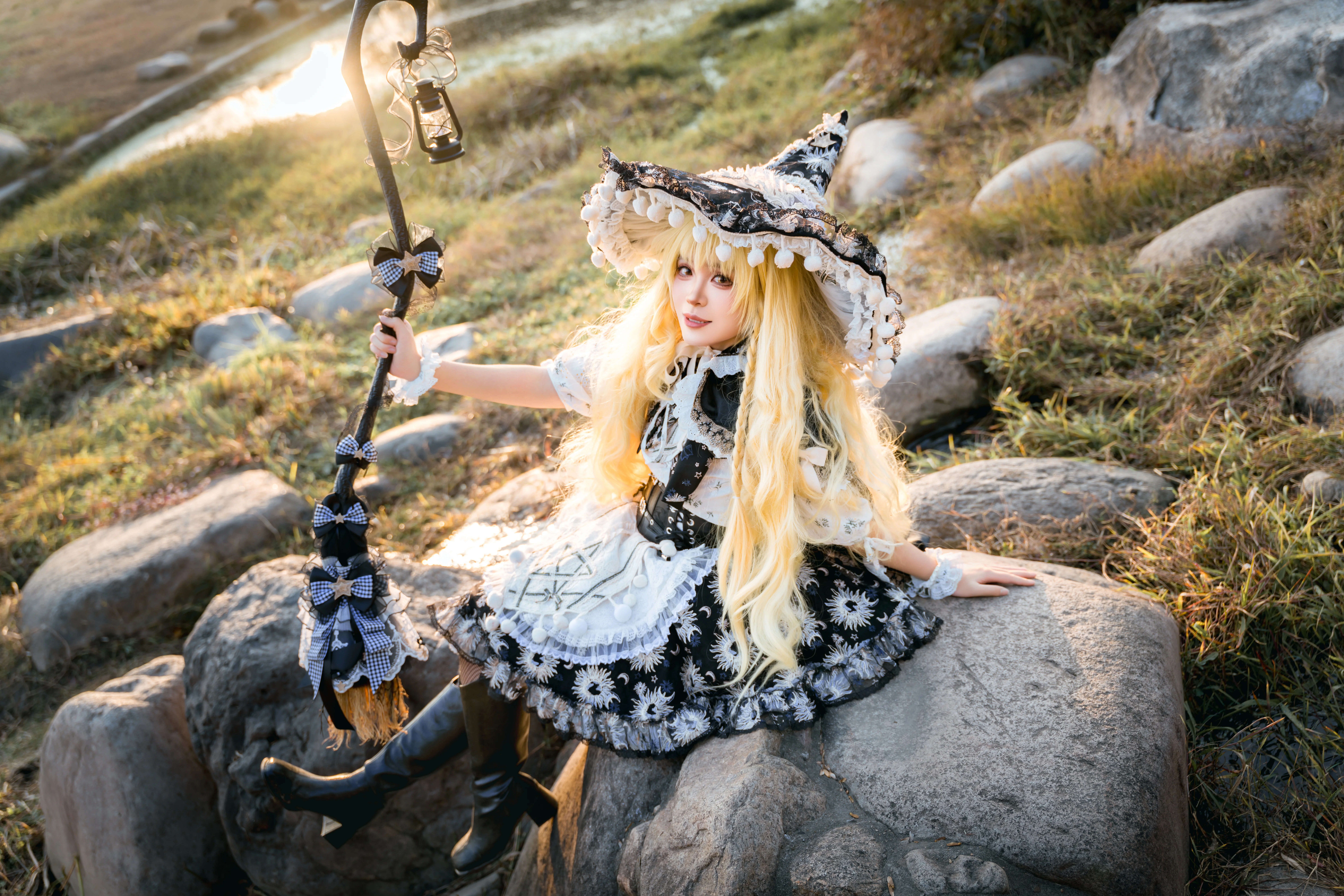 【雾雨魔理沙cos】秋日林间光影里的魔法使 - 第 3 张