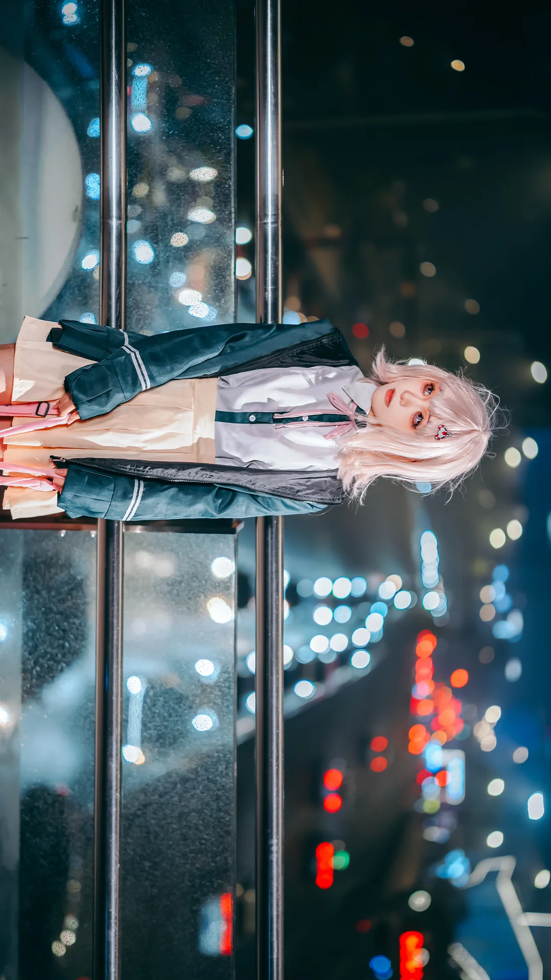 [Chiaki Nanami cosplay] Super Danganronpa 2: The Ultimate Gamer in the Footbridge Night Wind