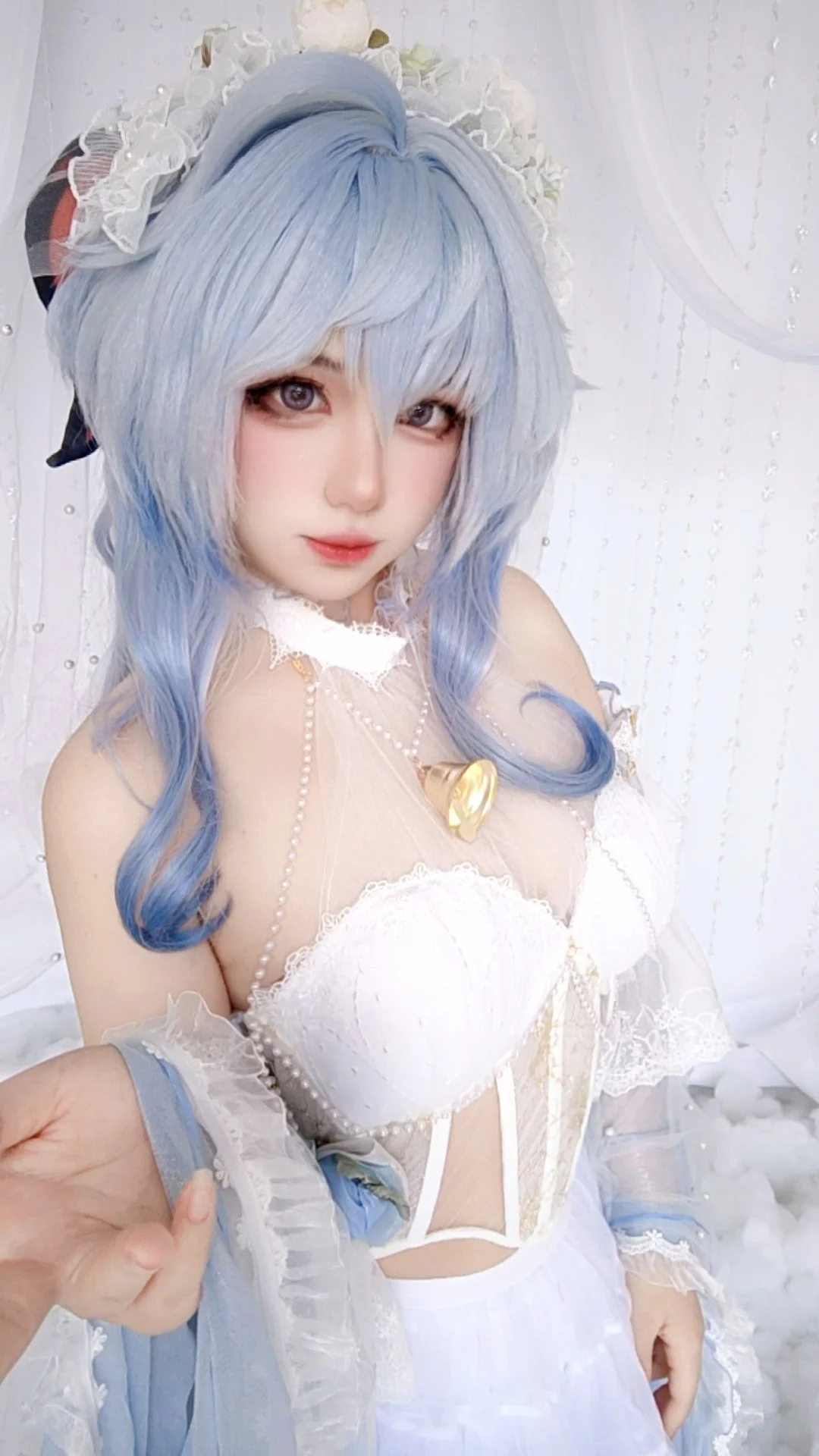 【甘雨cos】原神花嫁主题的唯美视觉定格 - 第 2 张