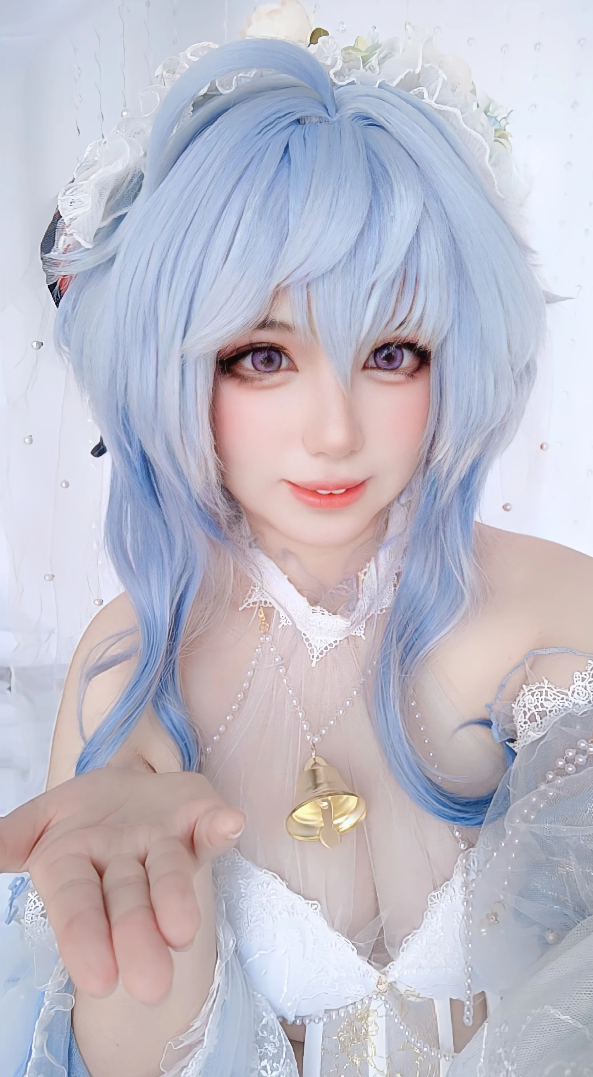 【甘雨cos】原神花嫁主题的唯美视觉定格 - 第 4 张