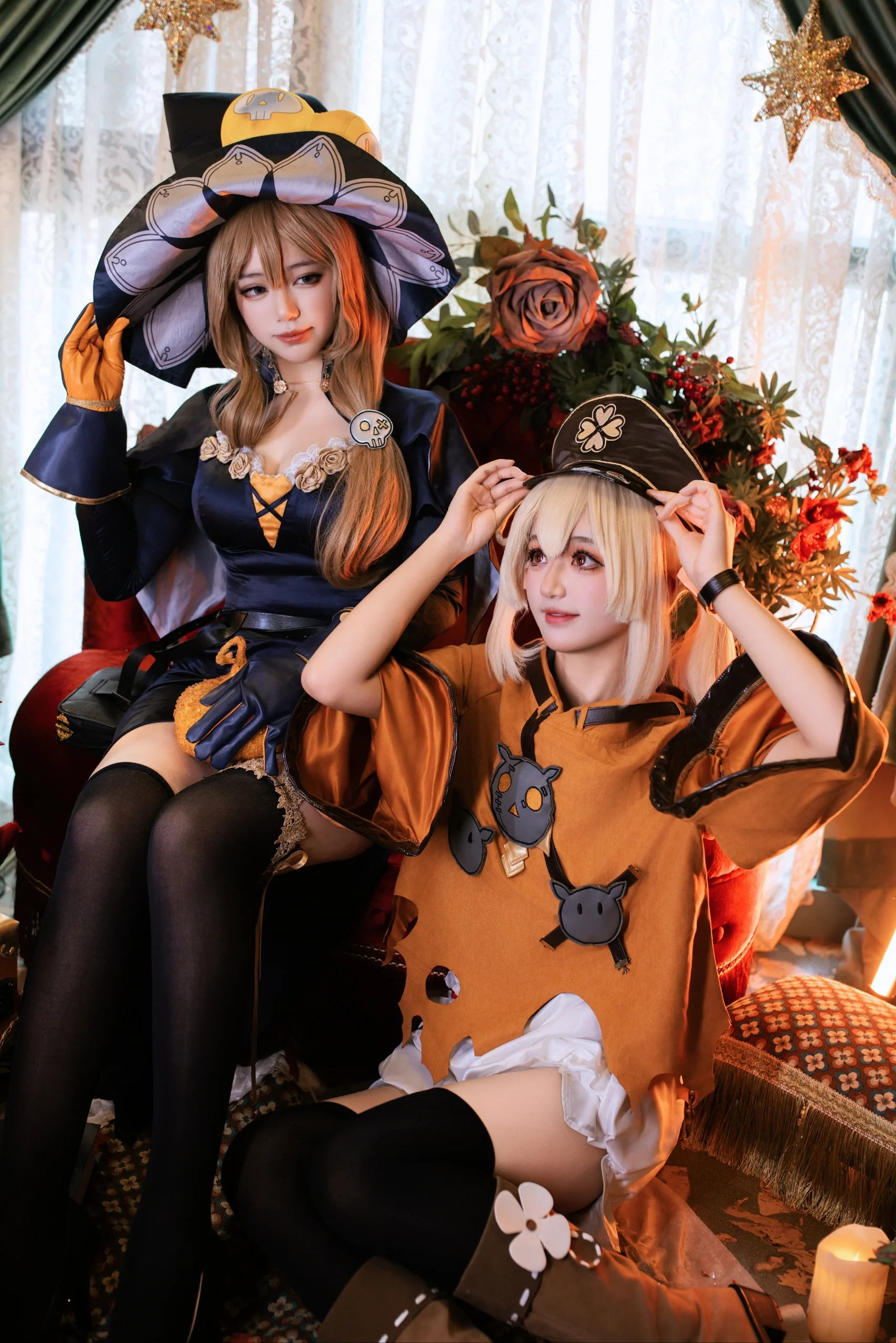 【丽莎cos】与可莉的万圣节魔法书页回忆