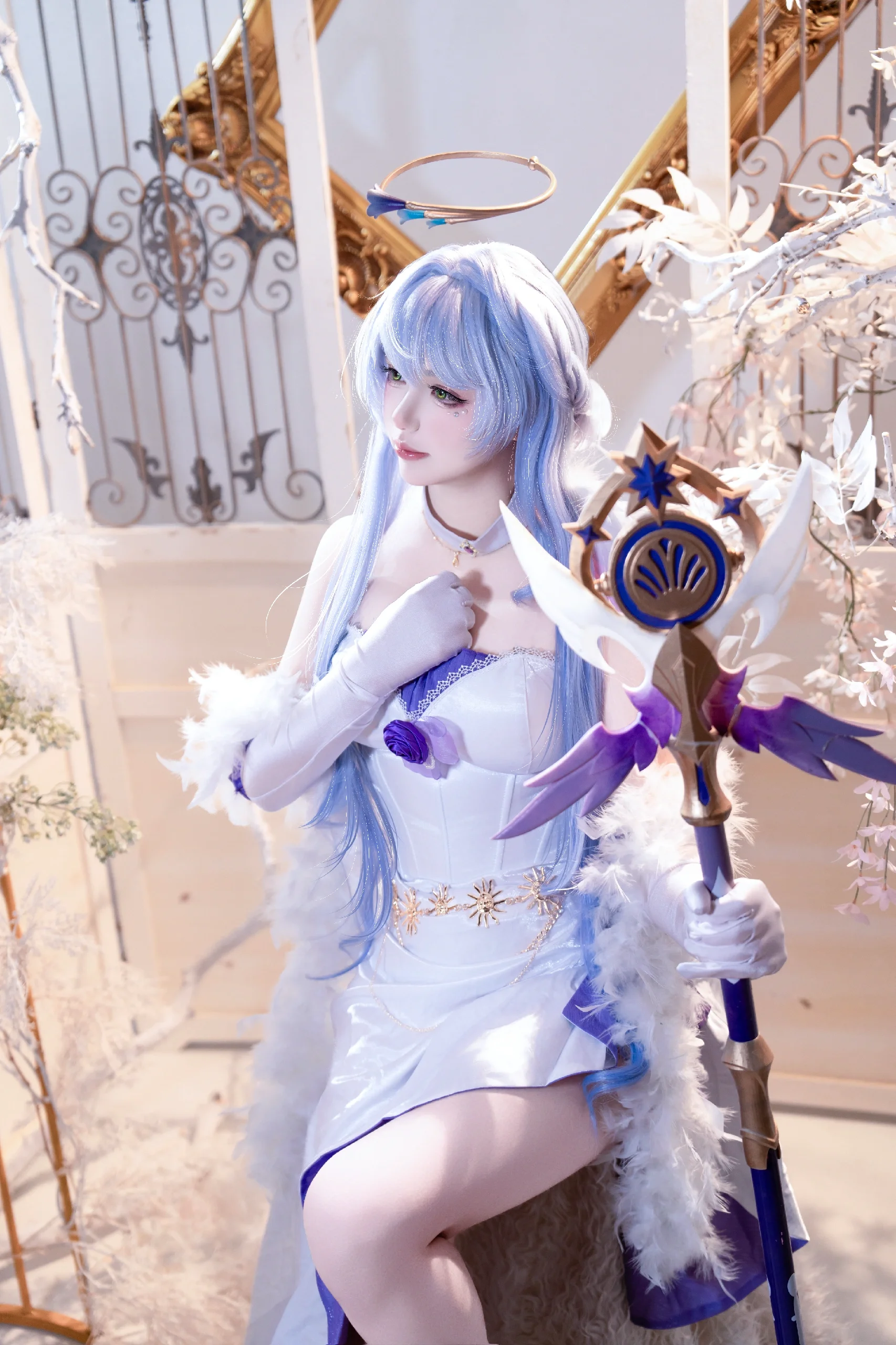 【知更鸟cos】崩坏星穹铁道里的圣洁回响 - 第 3 张