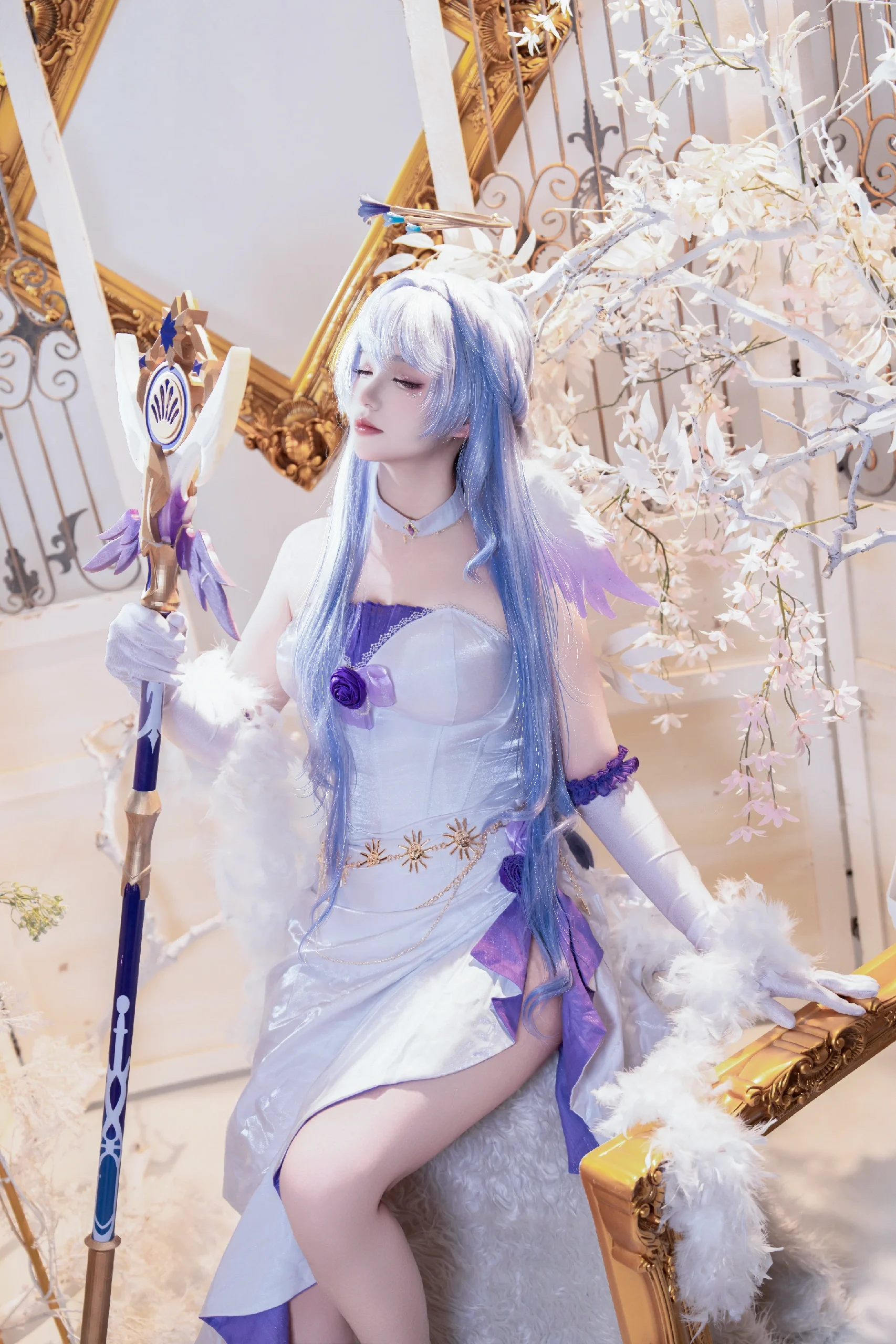 【知更鸟cos】崩坏星穹铁道里的圣洁回响 - 第 4 张