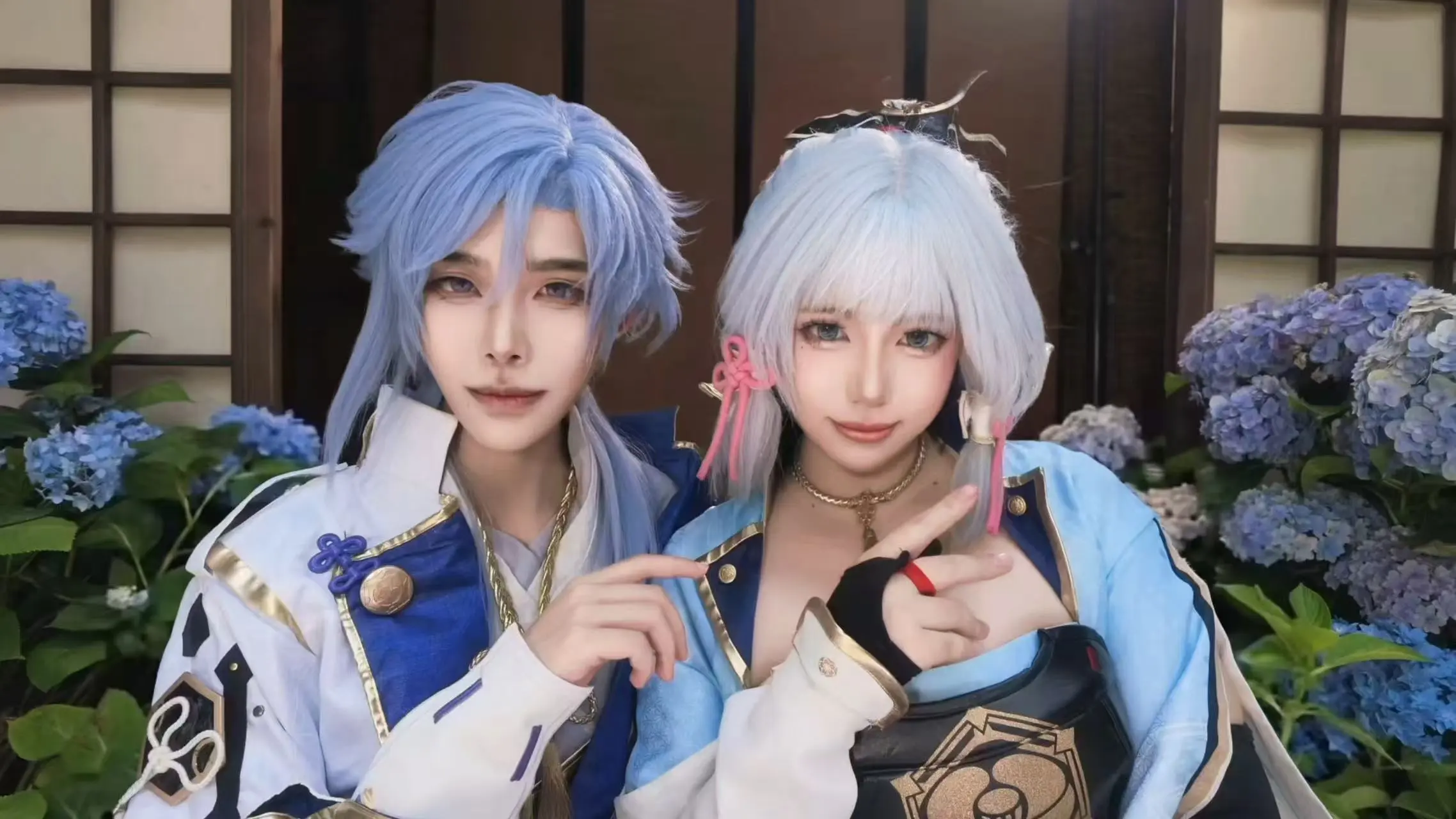 【神裡綾華cos】原神兄妹同框，不依賴就算真正長大 - 第 1 張