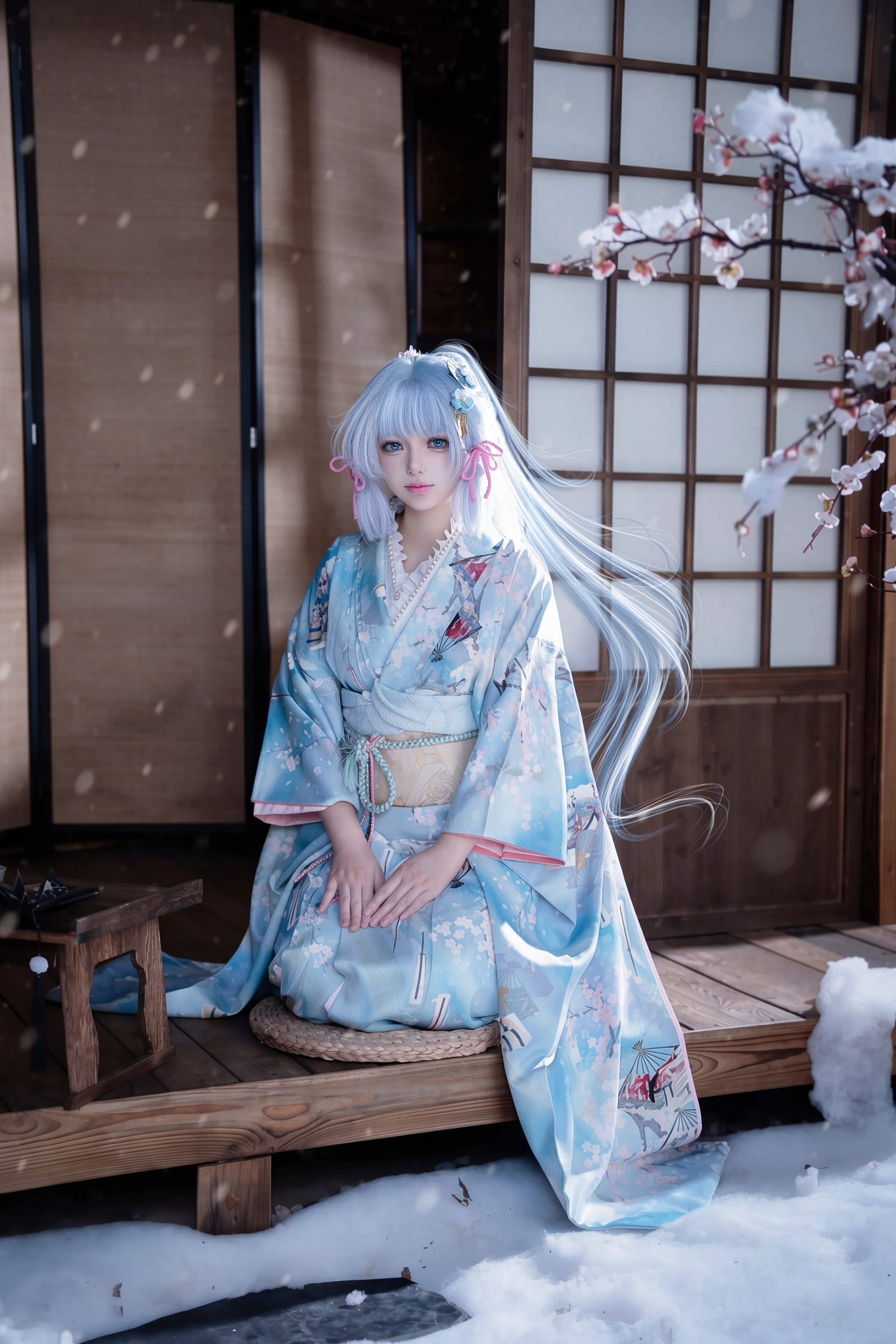 【神里绫华cos】雪中白鹭，与这场冬日的约定 - 第 1 张