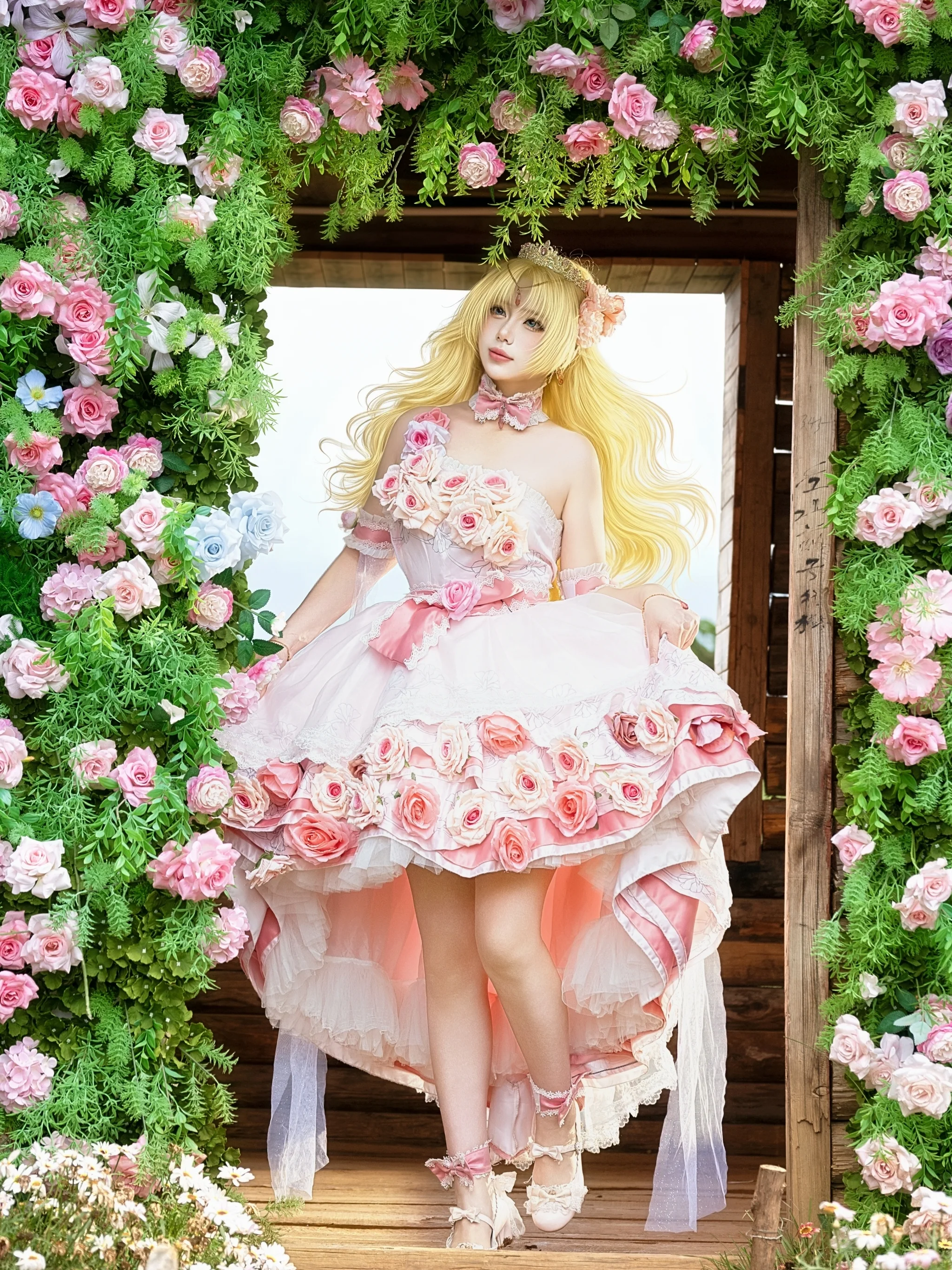 【希婭cos】某天成為公主，繁花簇擁中的夢幻回眸
