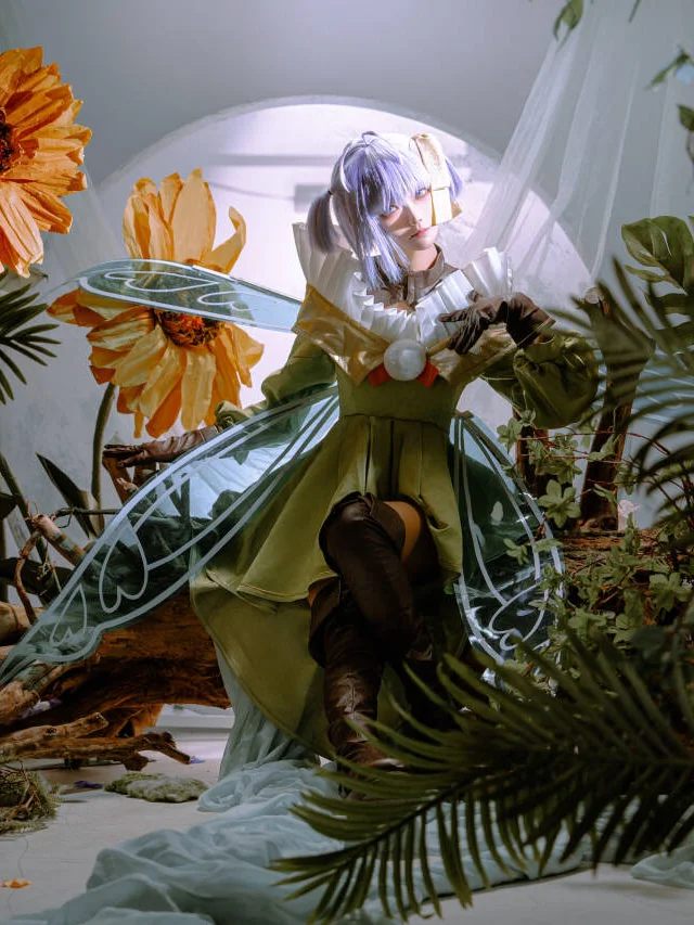【缪瑞恩cos】款冬叶下的精灵公主，FGO里的静谧之姿 - 第 1 张