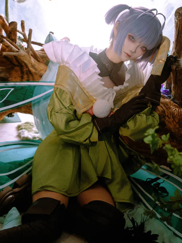【缪瑞恩cos】款冬叶下的精灵公主，FGO里的静谧之姿 - 第 3 张
