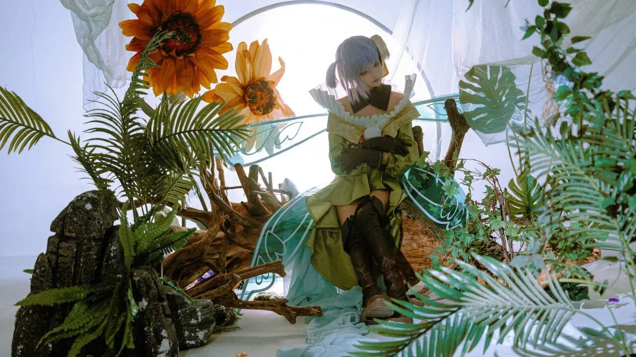 【缪瑞恩cos】款冬叶下的精灵公主，FGO里的静谧之姿 - 第 6 张